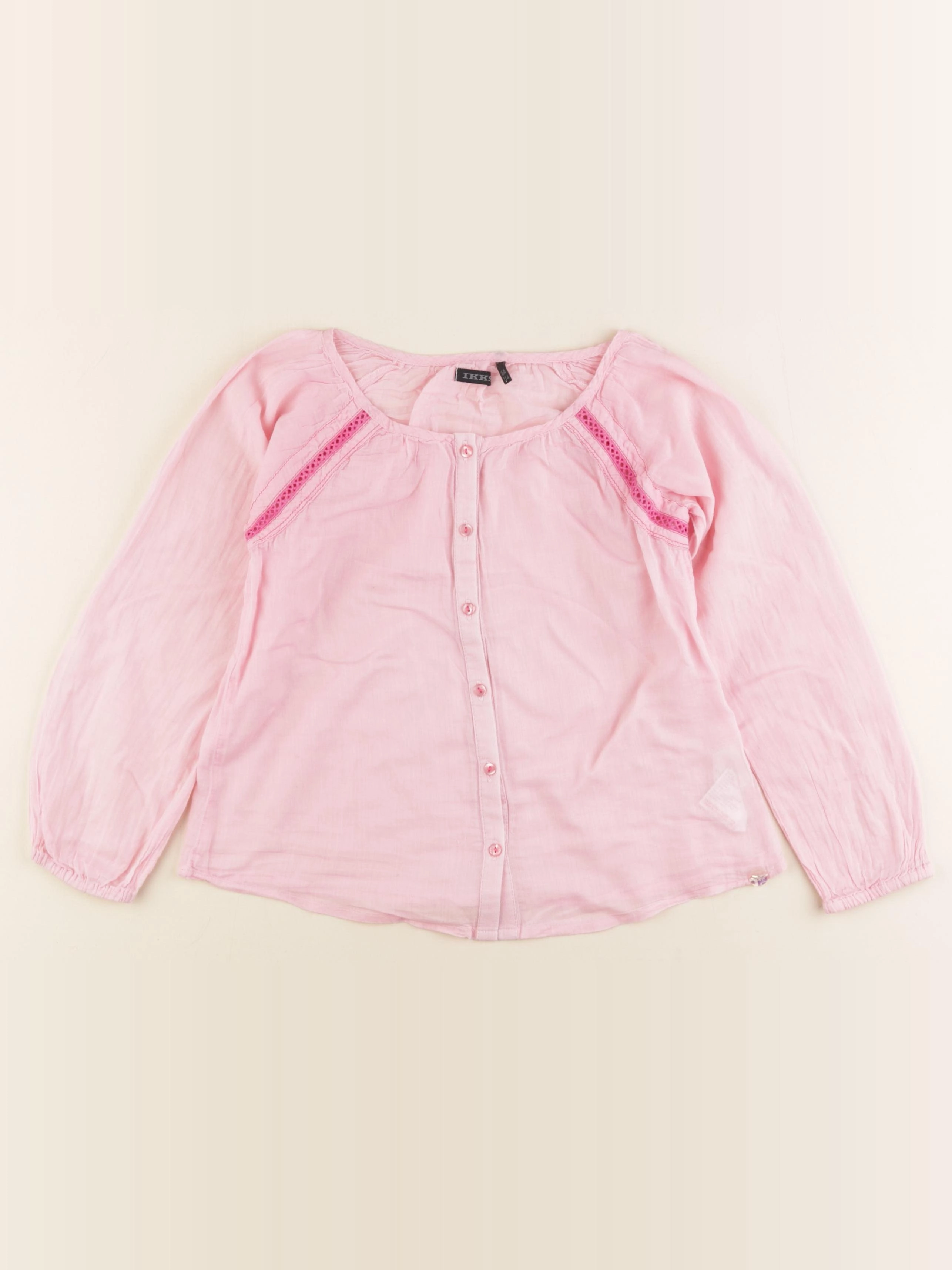 IKKS - blouse rose - 6 ans