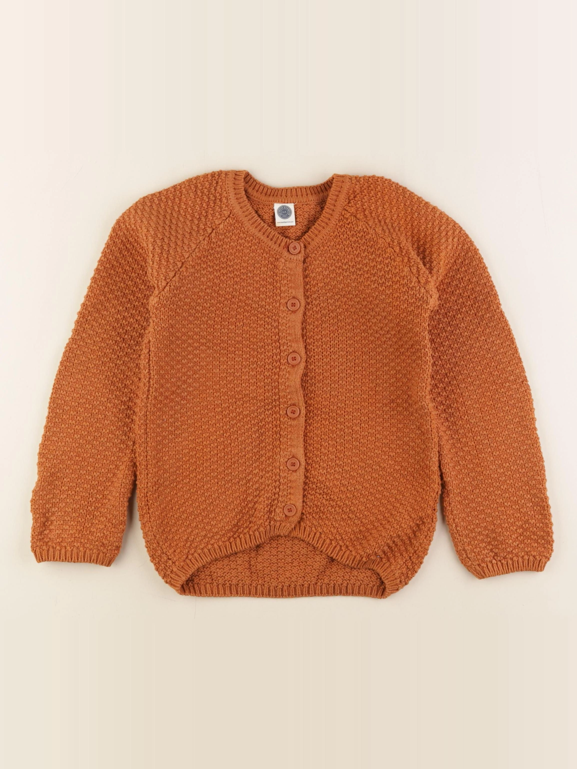 Le Petit Germain - gilet marron - 6 ans