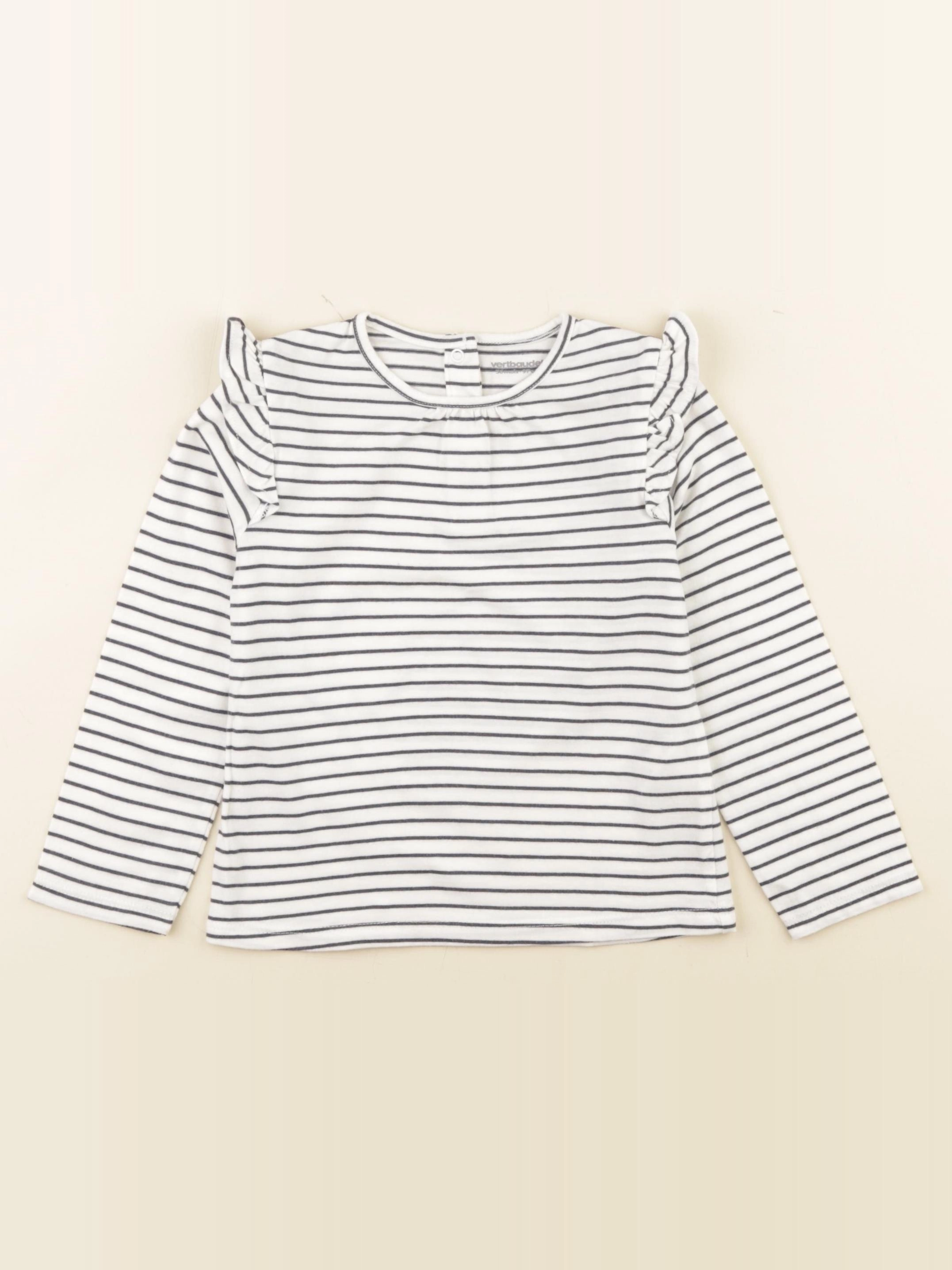 Vertbaudet - tee-shirt bleu - 36 mois