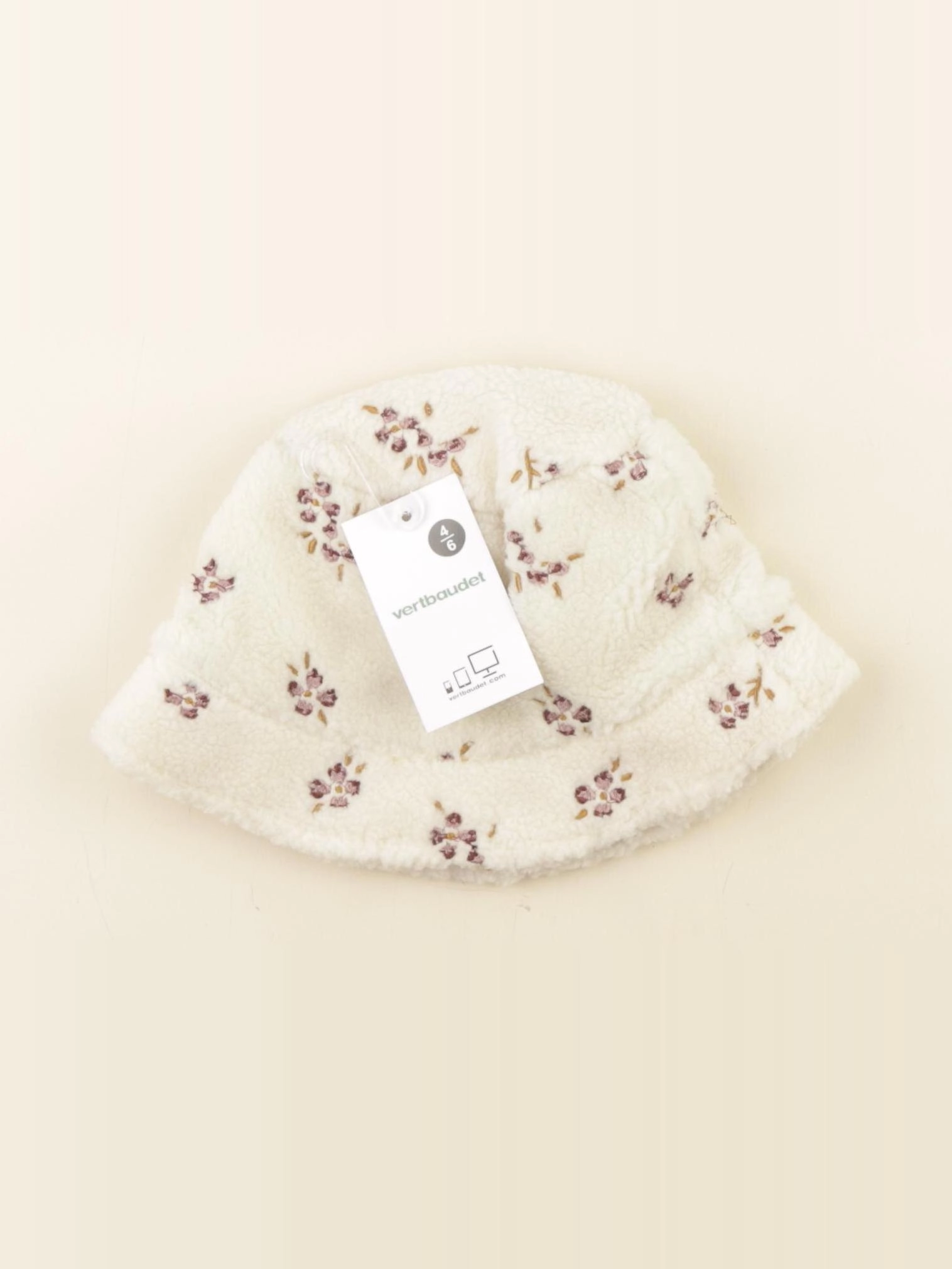 Vertbaudet - chapeau beige - 4/6 ans