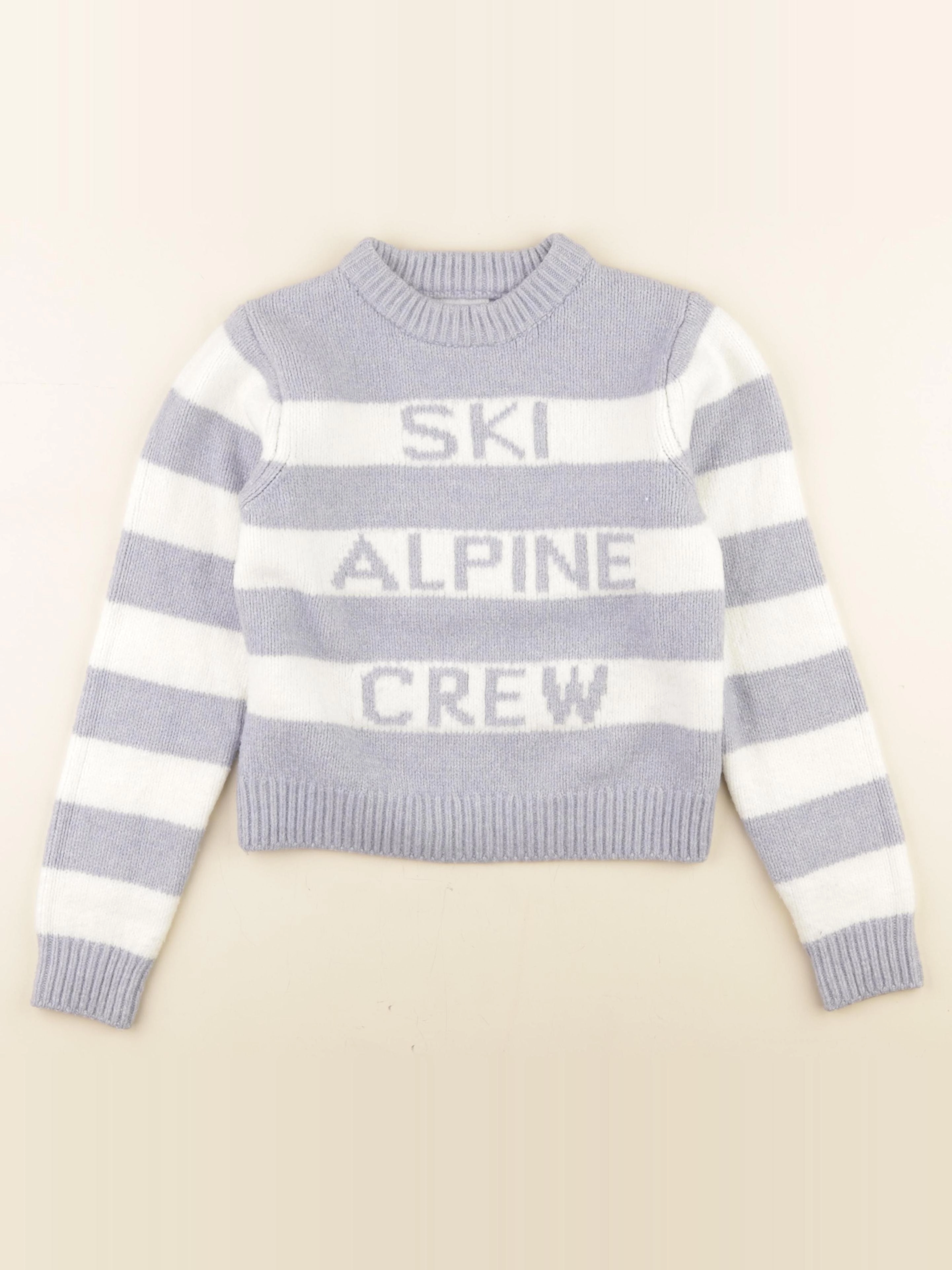 Zara - pull blanc, bleu - 13/14 ans