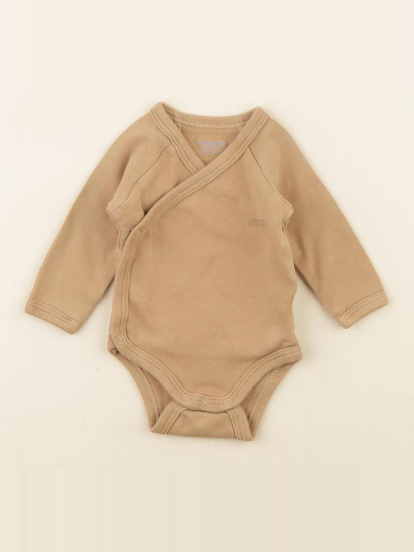 Vertbaudet - body marron - 1 mois