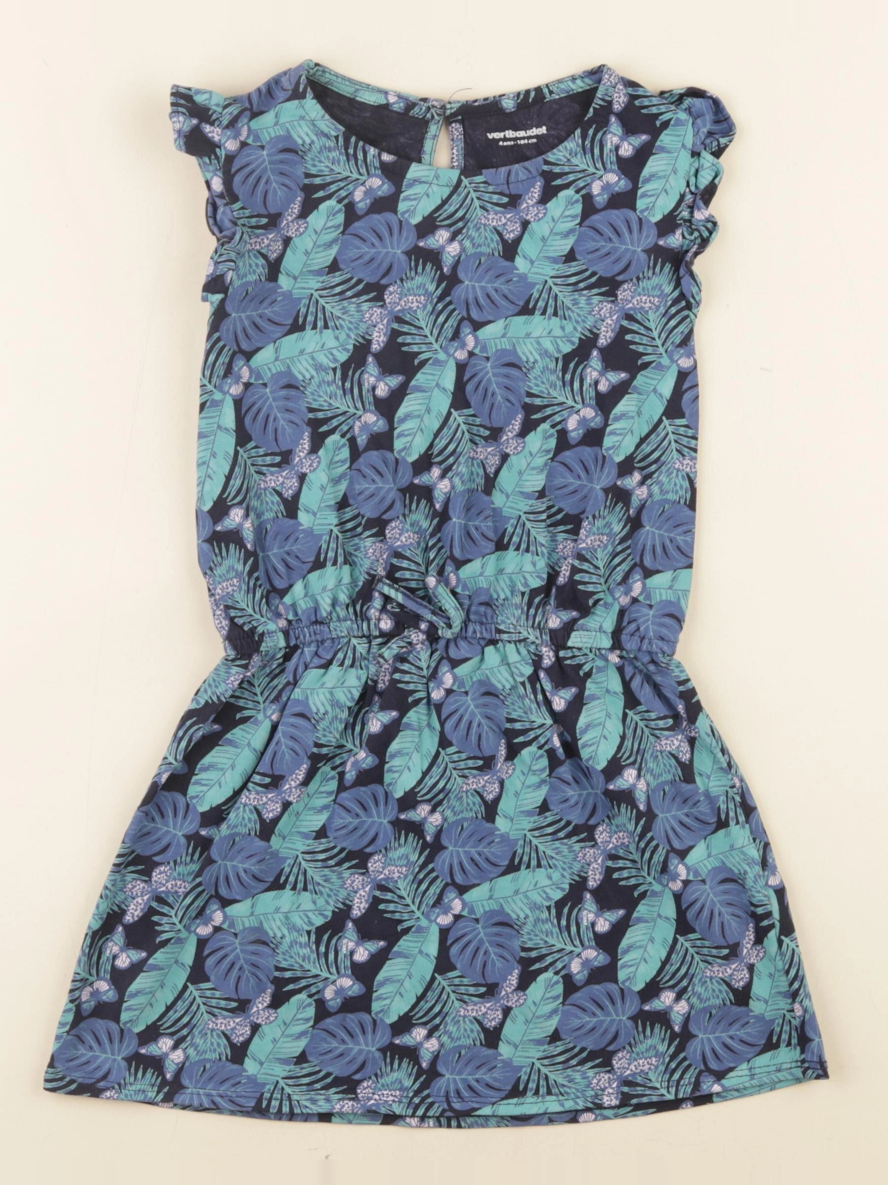 Vertbaudet - robe bleu - 4 ans
