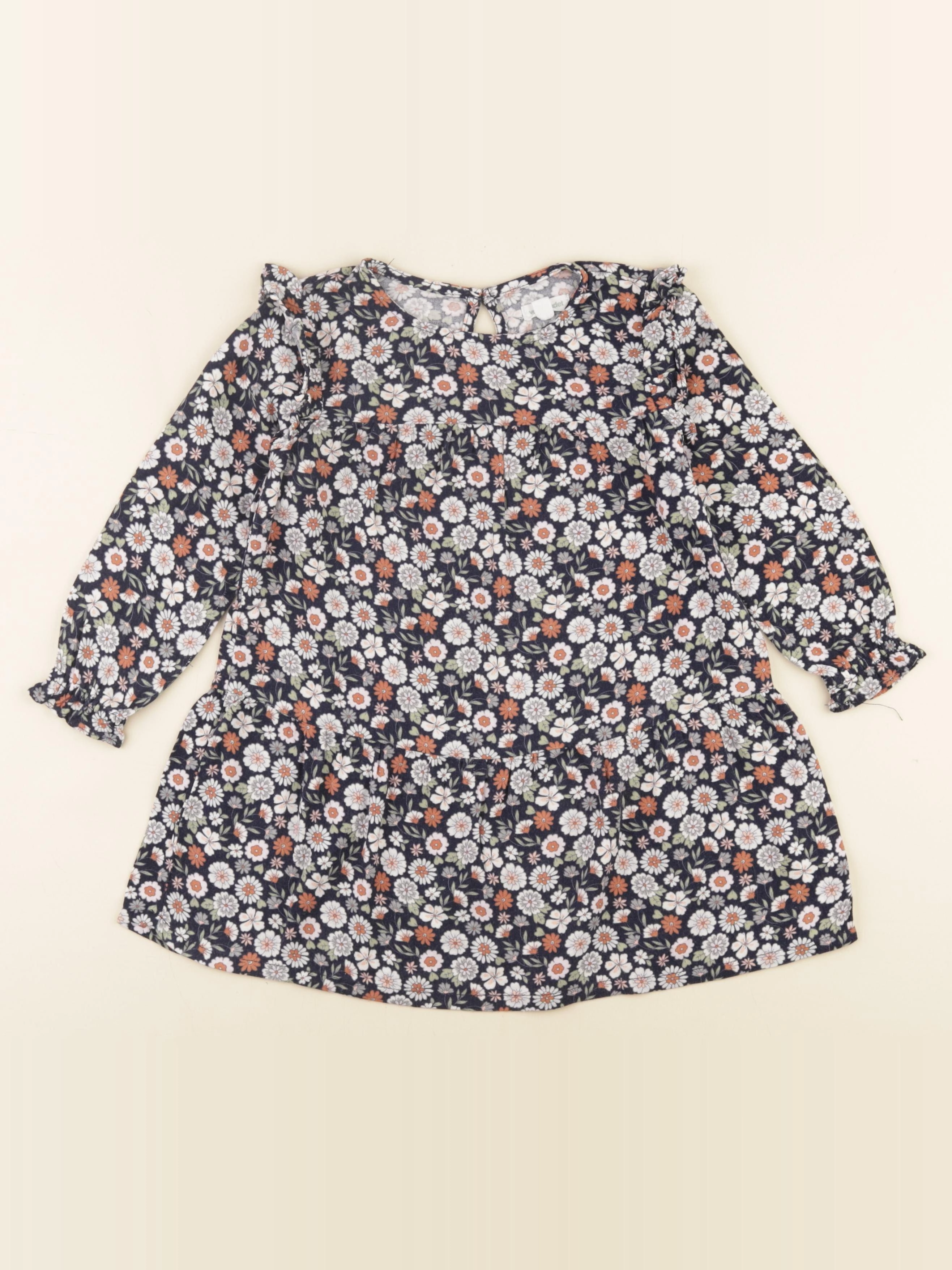 Vertbaudet - robe multicolore - 3 ans