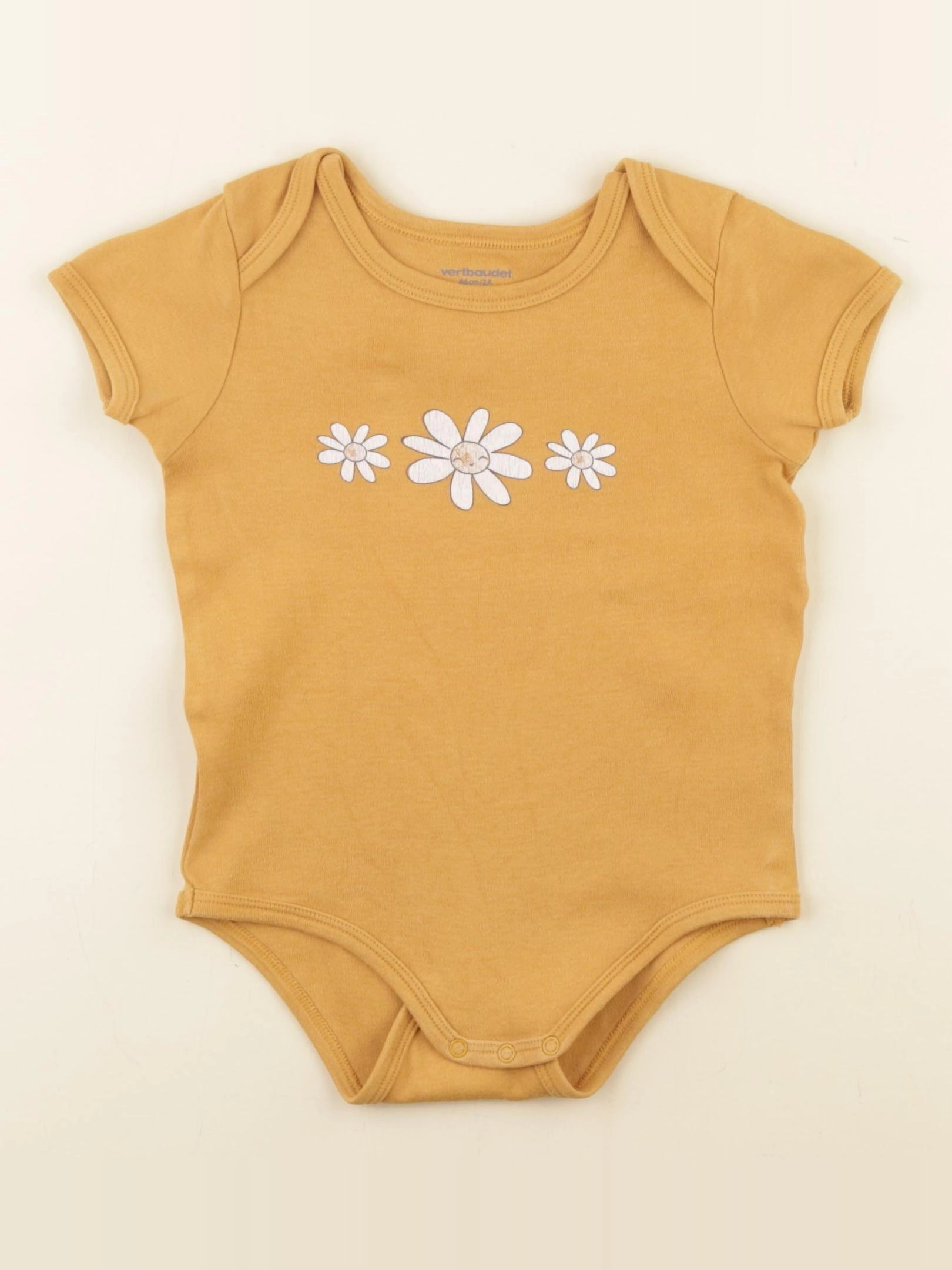 Vertbaudet - body jaune - 2 ans