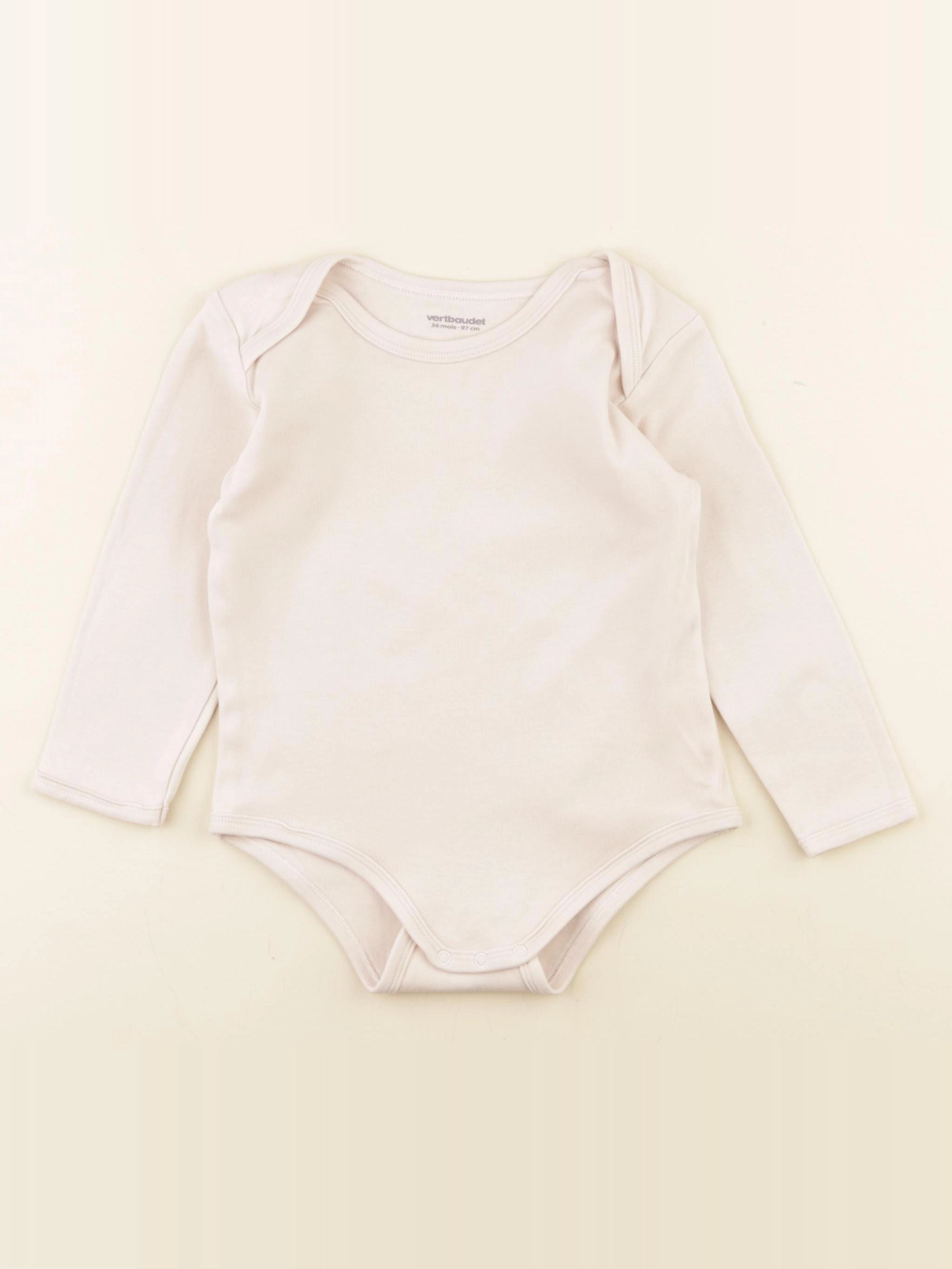 Vertbaudet - body rose - 36 mois