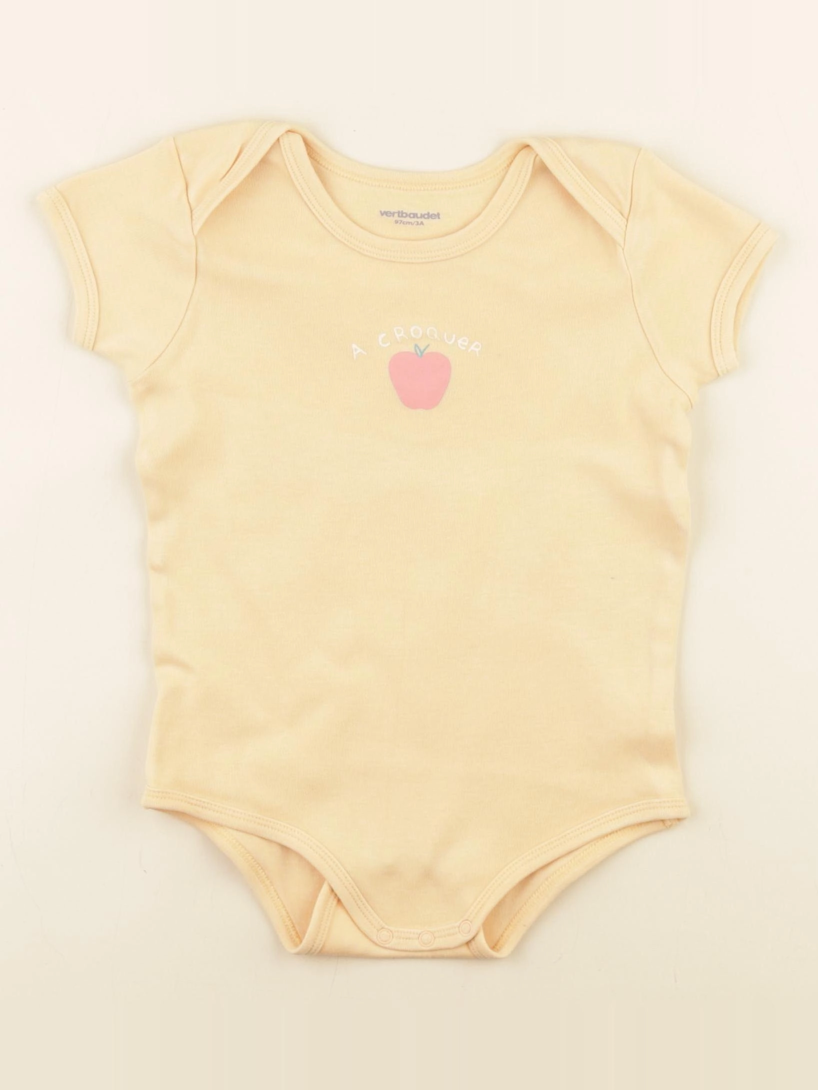 Vertbaudet - body orange - 3 ans