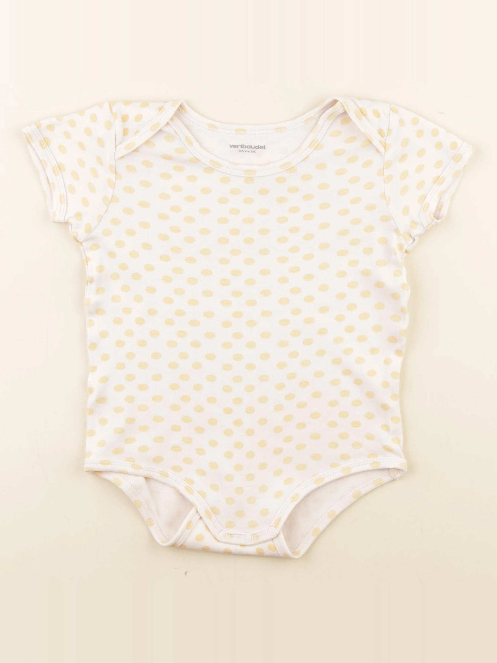 Vertbaudet - body orange, rose - 3 ans