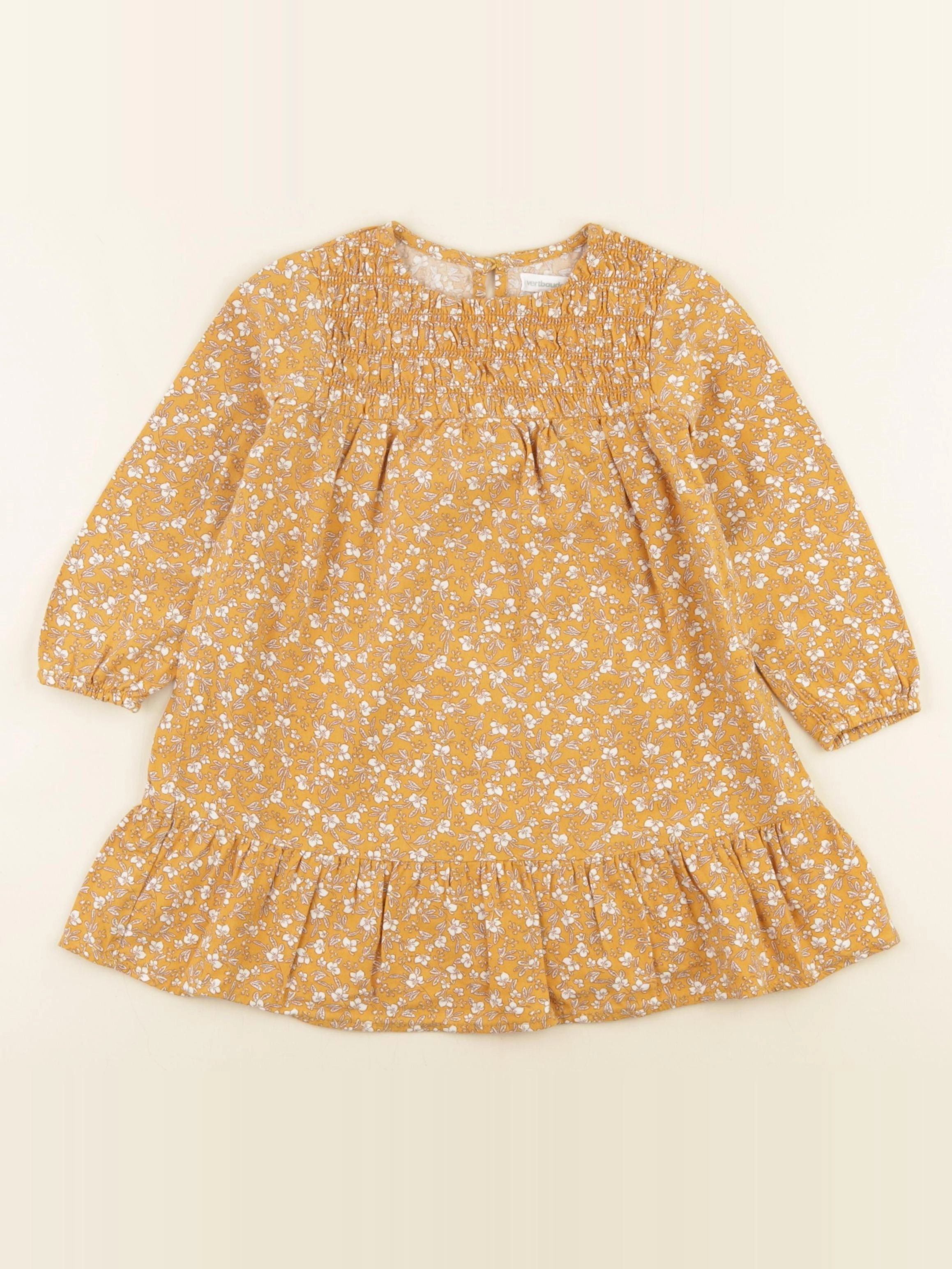 Vertbaudet - robe jaune - 3 ans