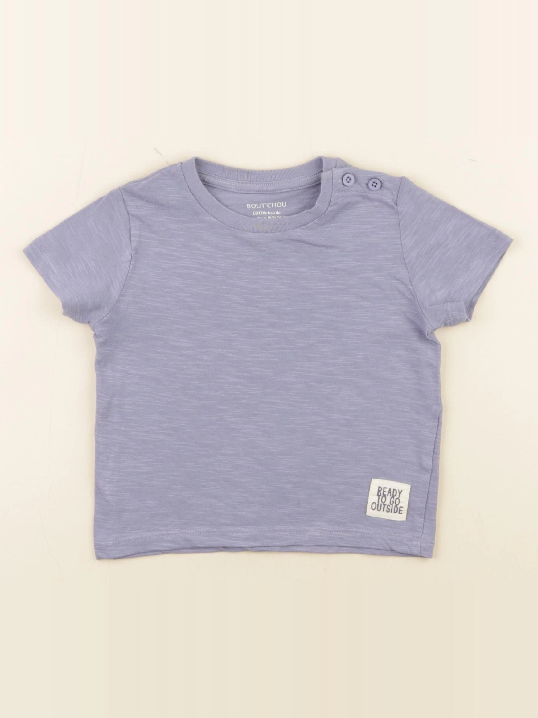 Boutchou - tee-shirt bleu - 18 mois
