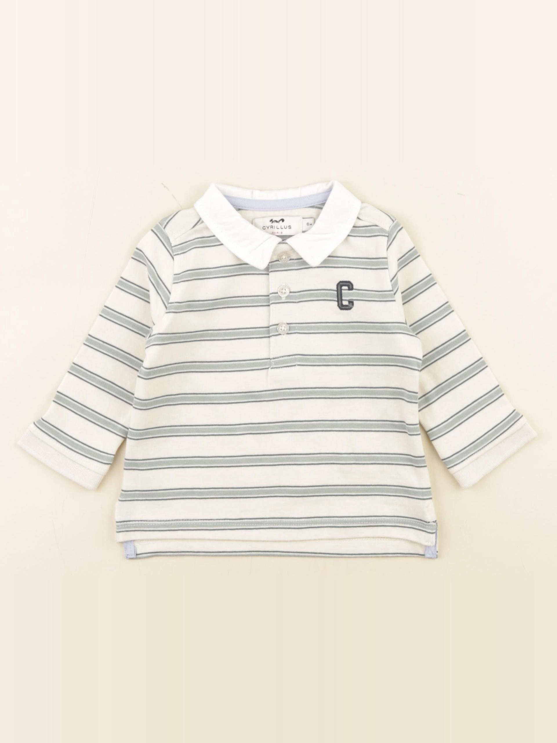Cyrillus - polo vert - 6 mois