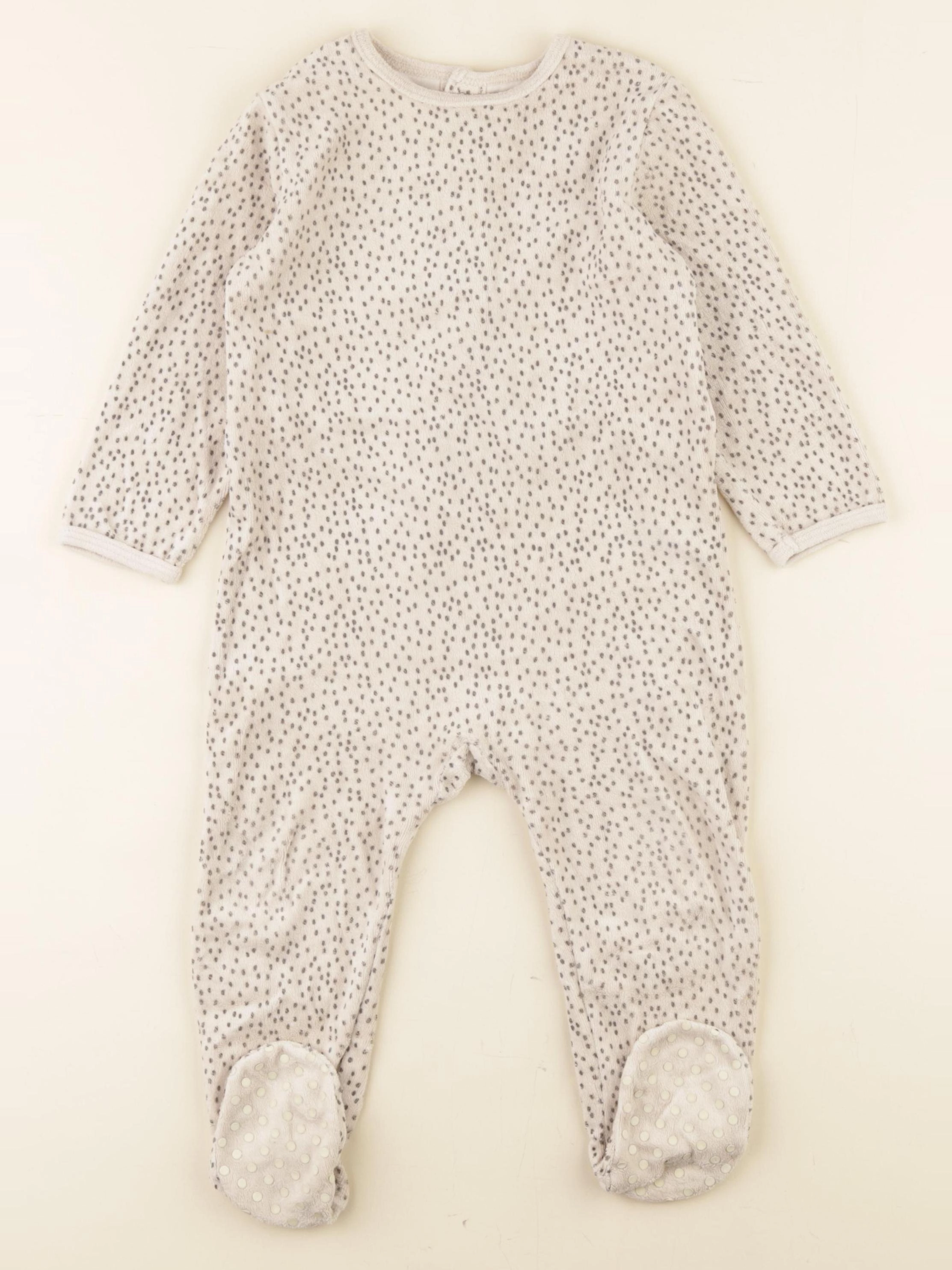 La Redoute - pyjama velours beige - 2 ans