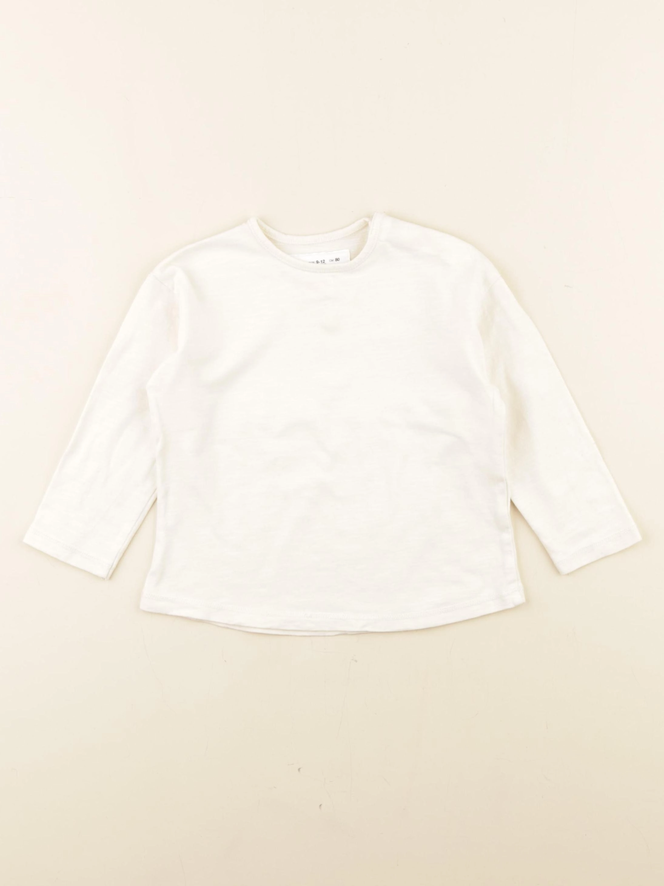 Zara - tee-shirt blanc - 9/12 mois