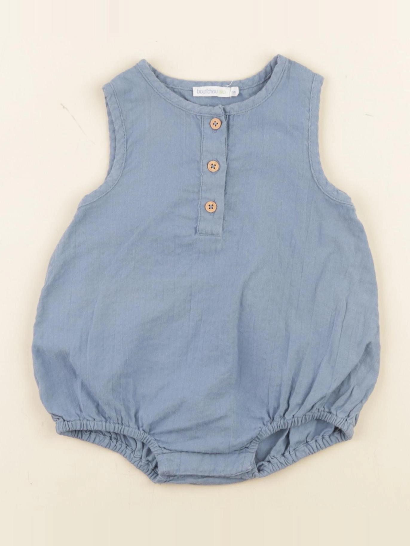 Boutchou - combinaison bleu - 6 mois