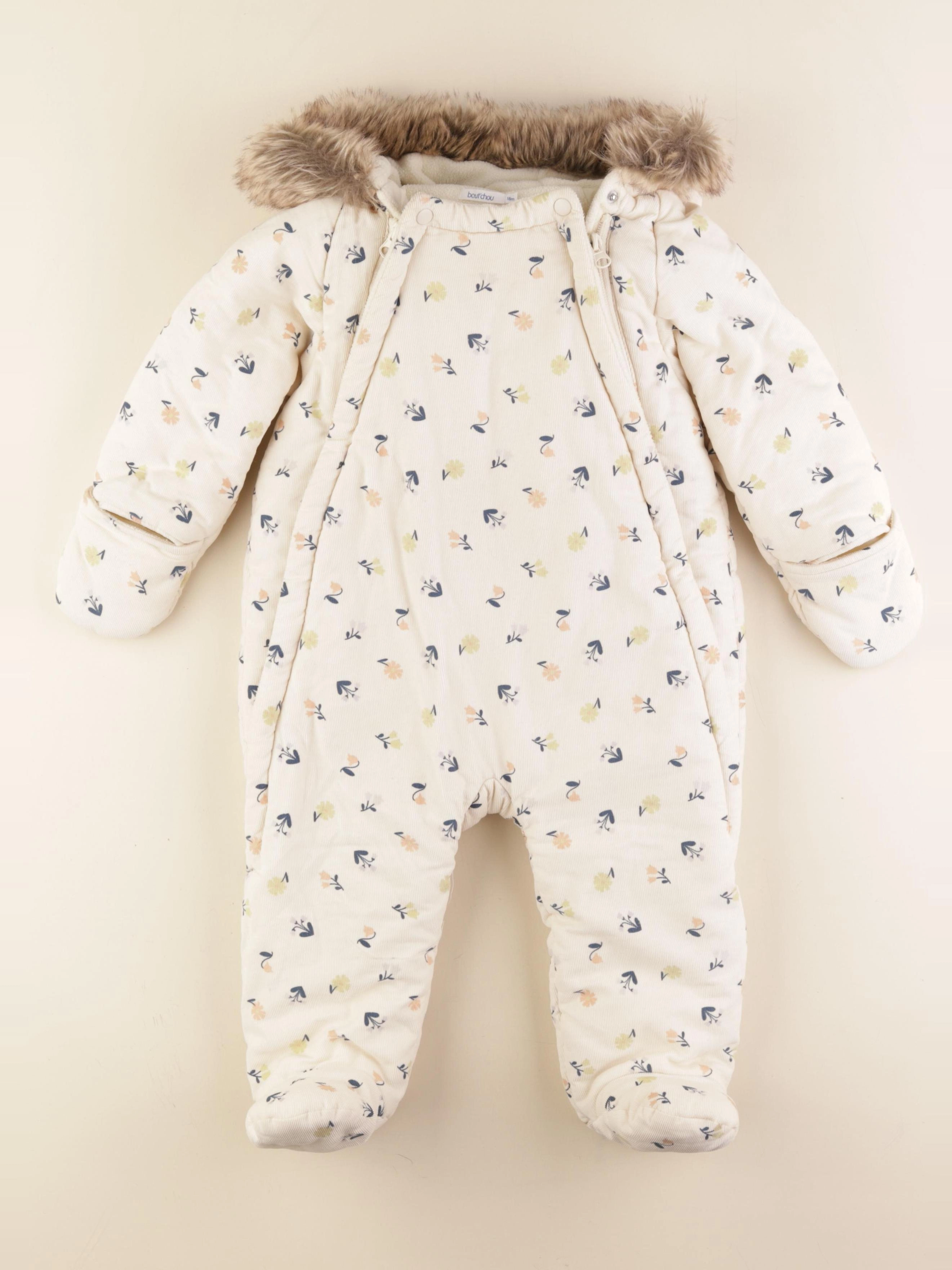 Boutchou - combi-pilote blanc - 18 mois