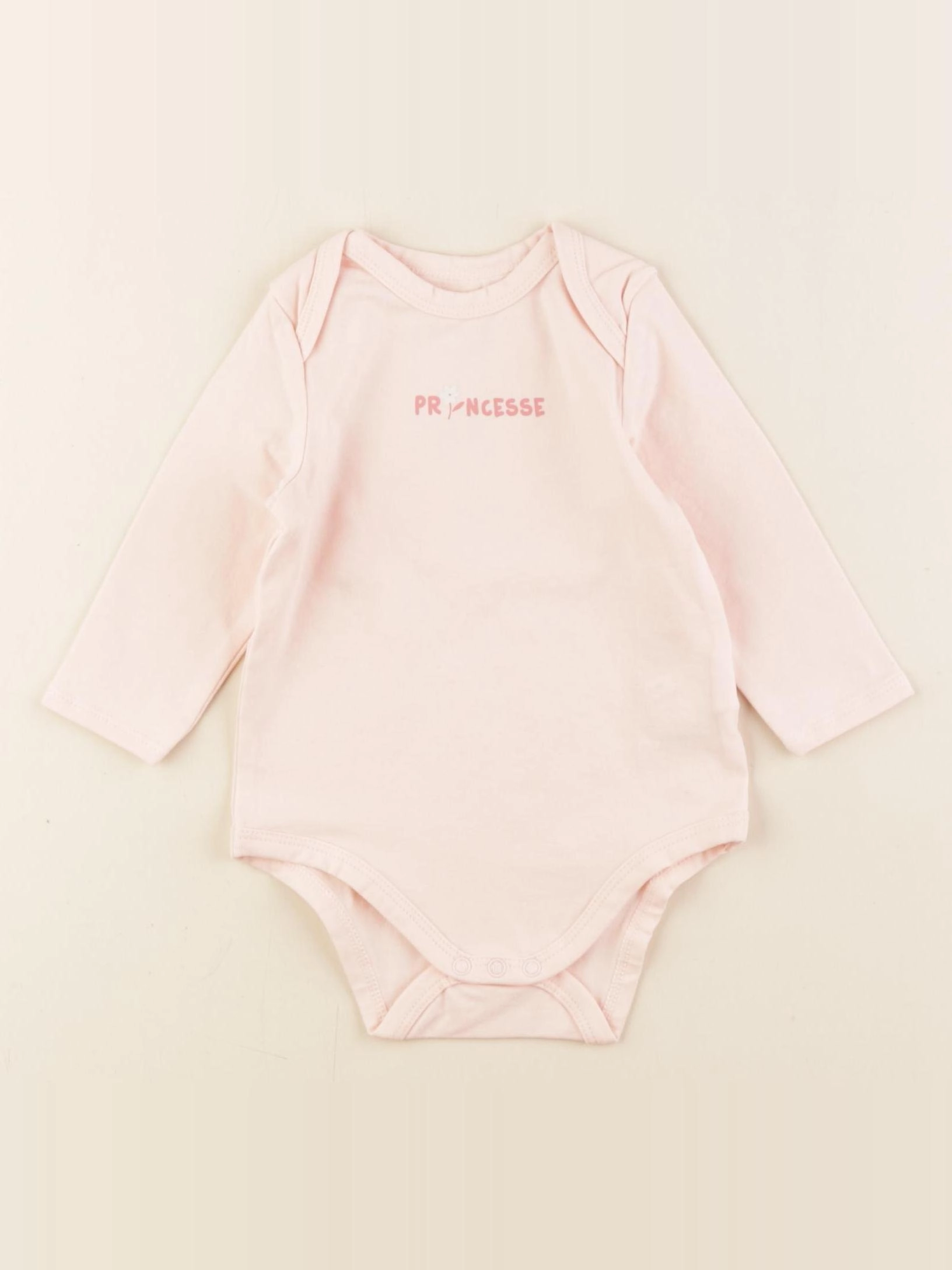 Tape à l'oeil - body rose - 6 mois