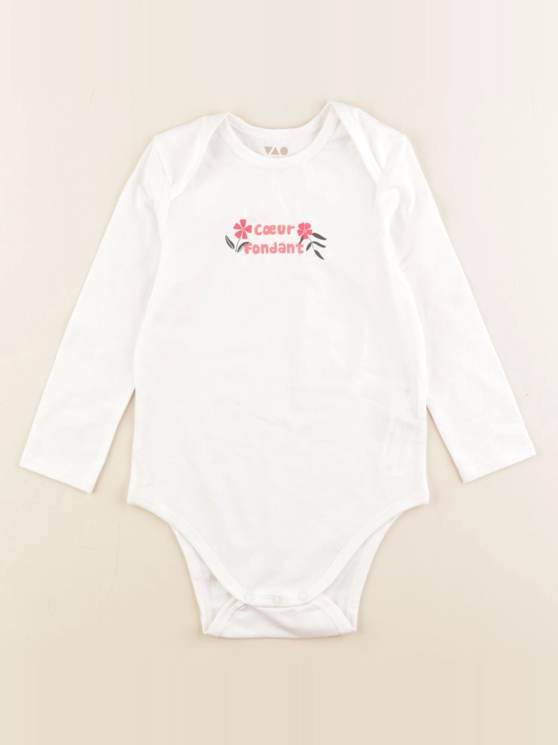 Tape à l'oeil - body blanc - 24 mois