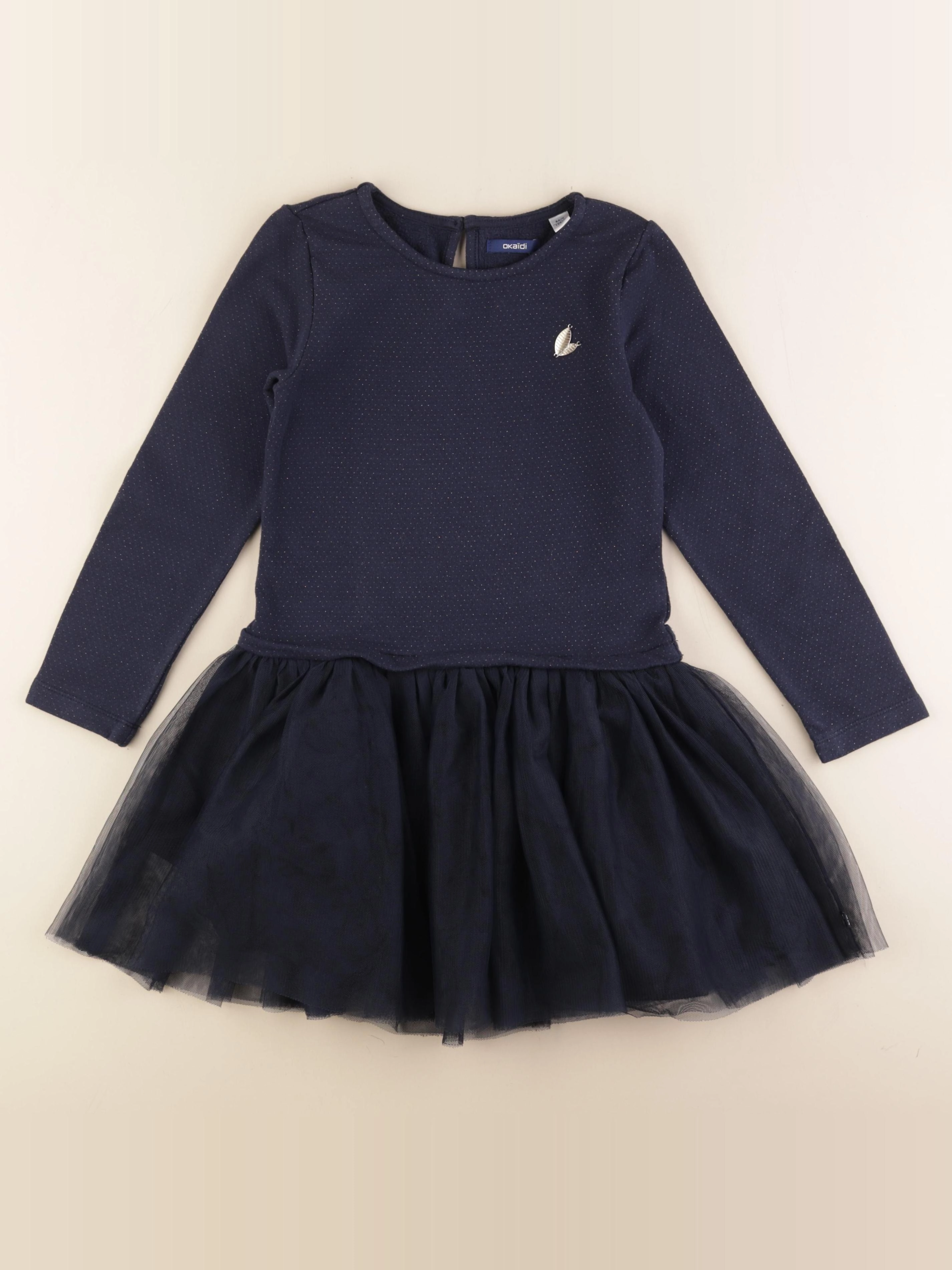 Okaidi - robe bleu - 8 ans