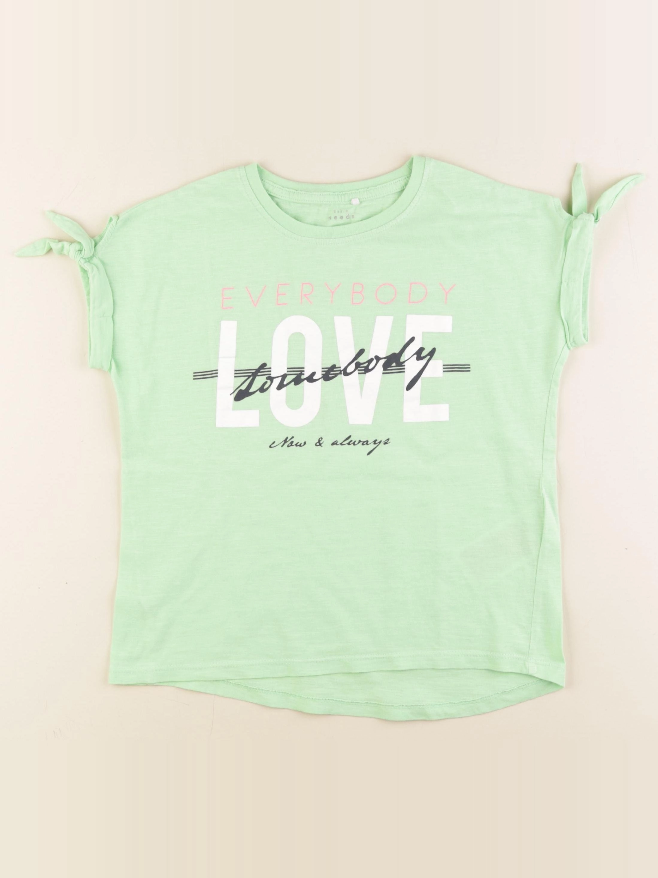 Name it - tee-shirt vert - 7/8 ans