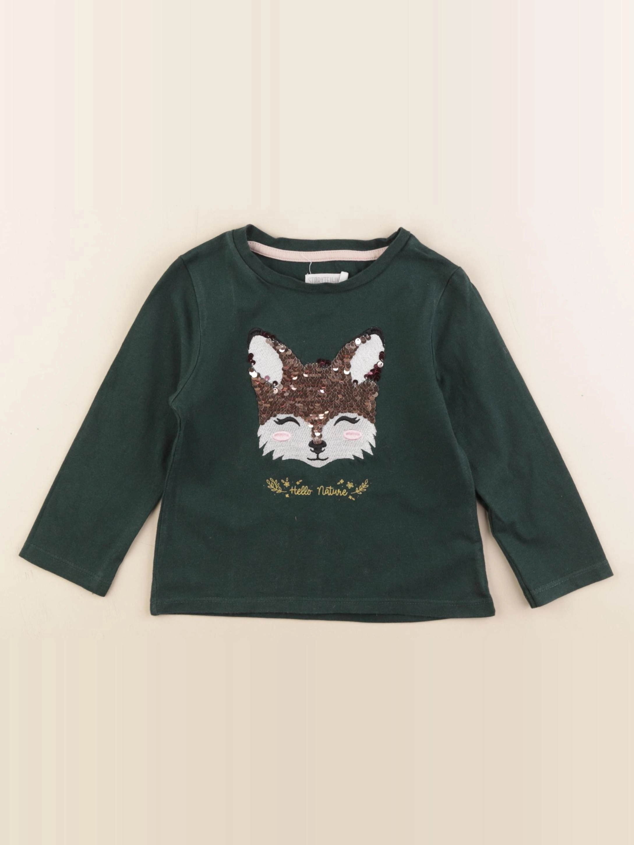 Storytelling - tee-shirt vert - 2 ans