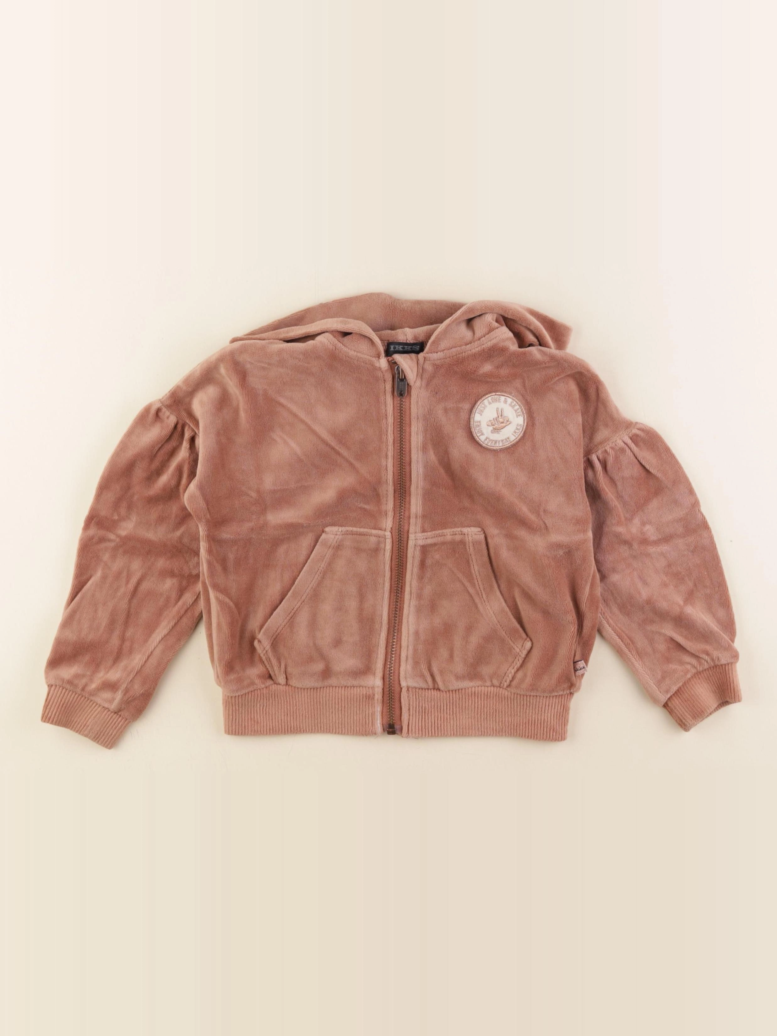 IKKS - sweat rose - 4 ans