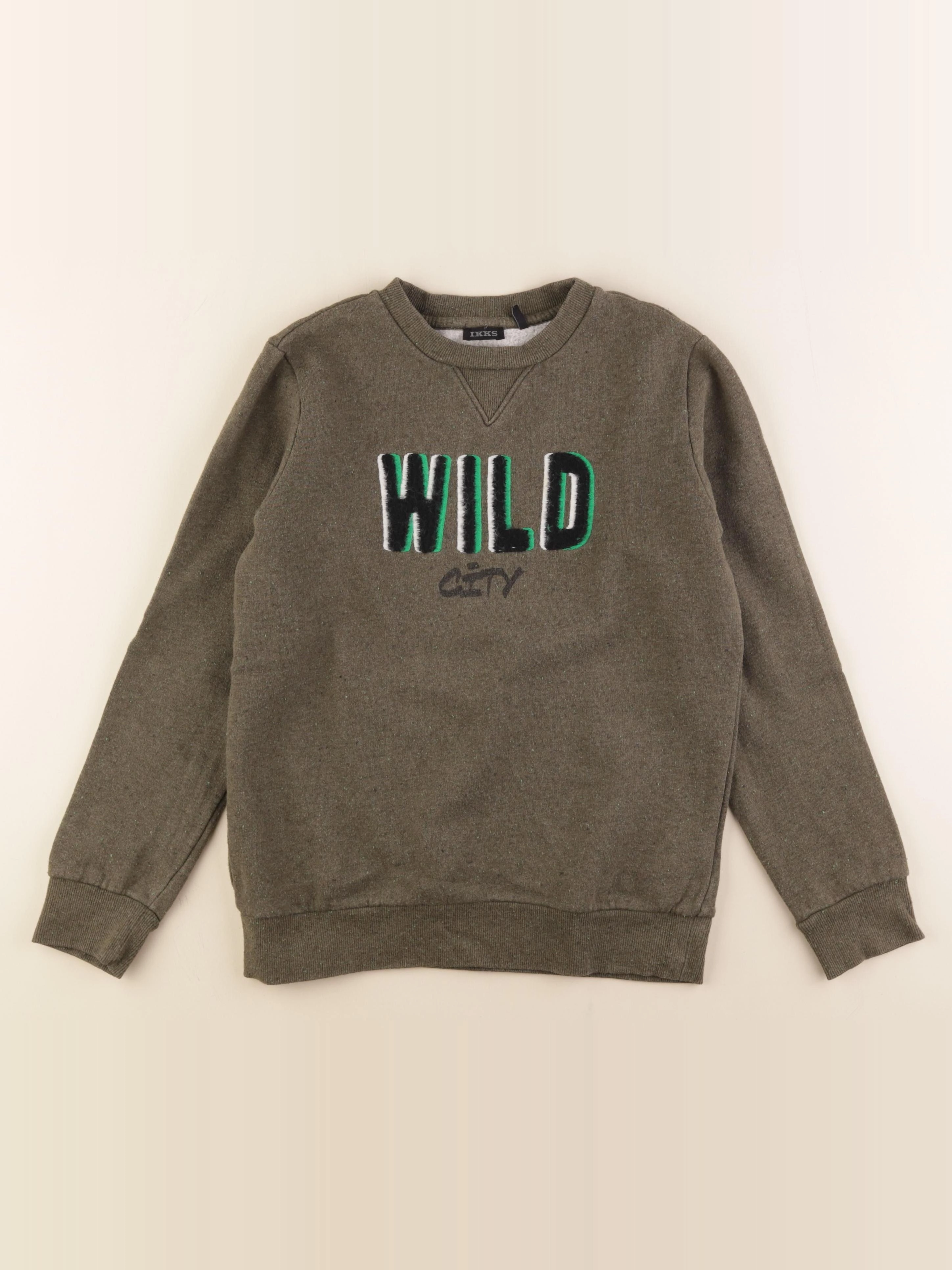 IKKS - sweat vert - 10 ans