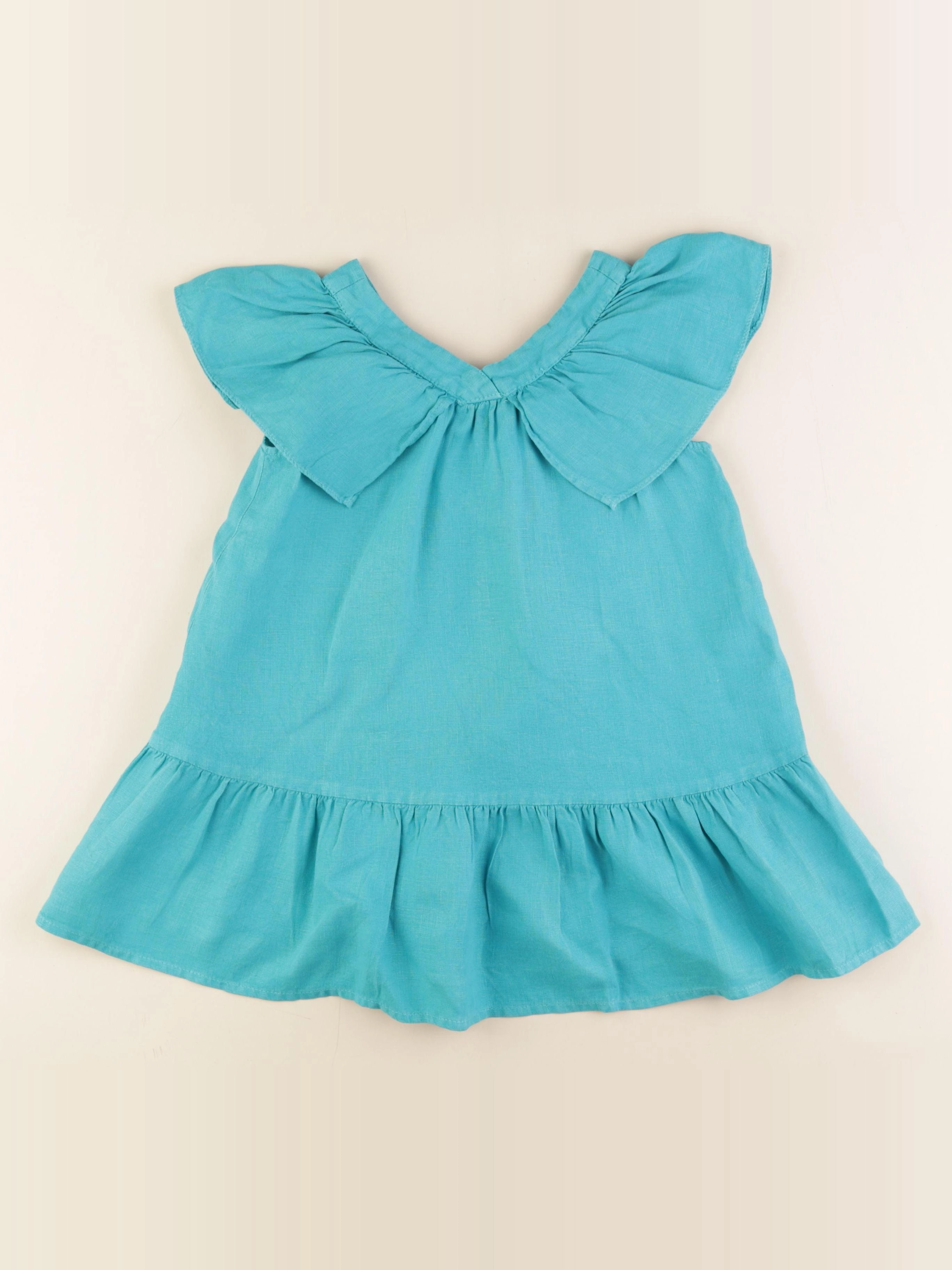 Zara - robe bleu - 3/4 ans