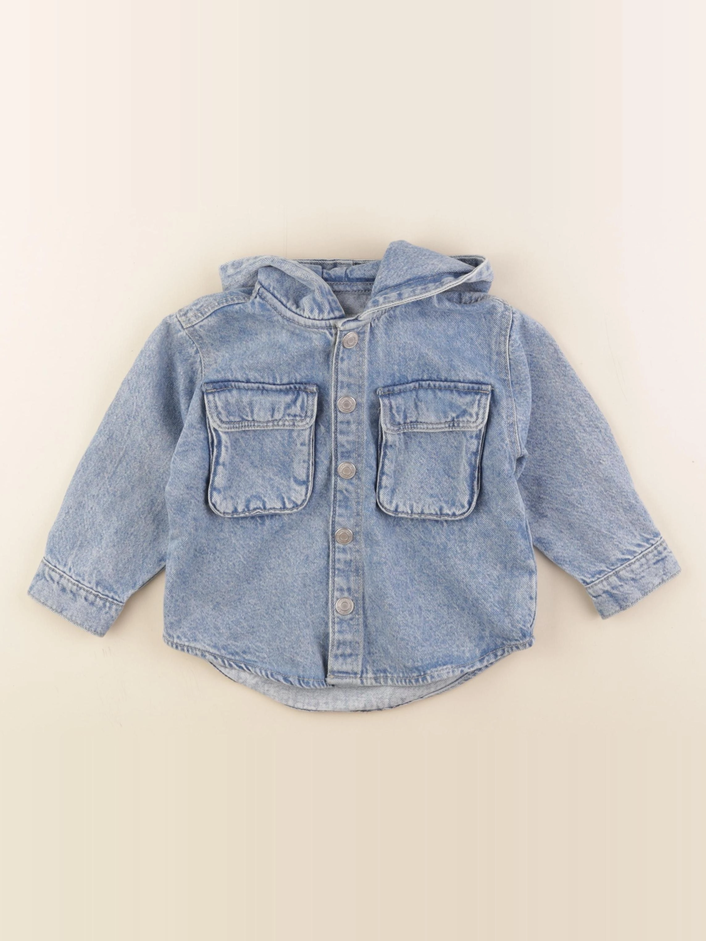 Zara - chemise bleu - 12/18 mois