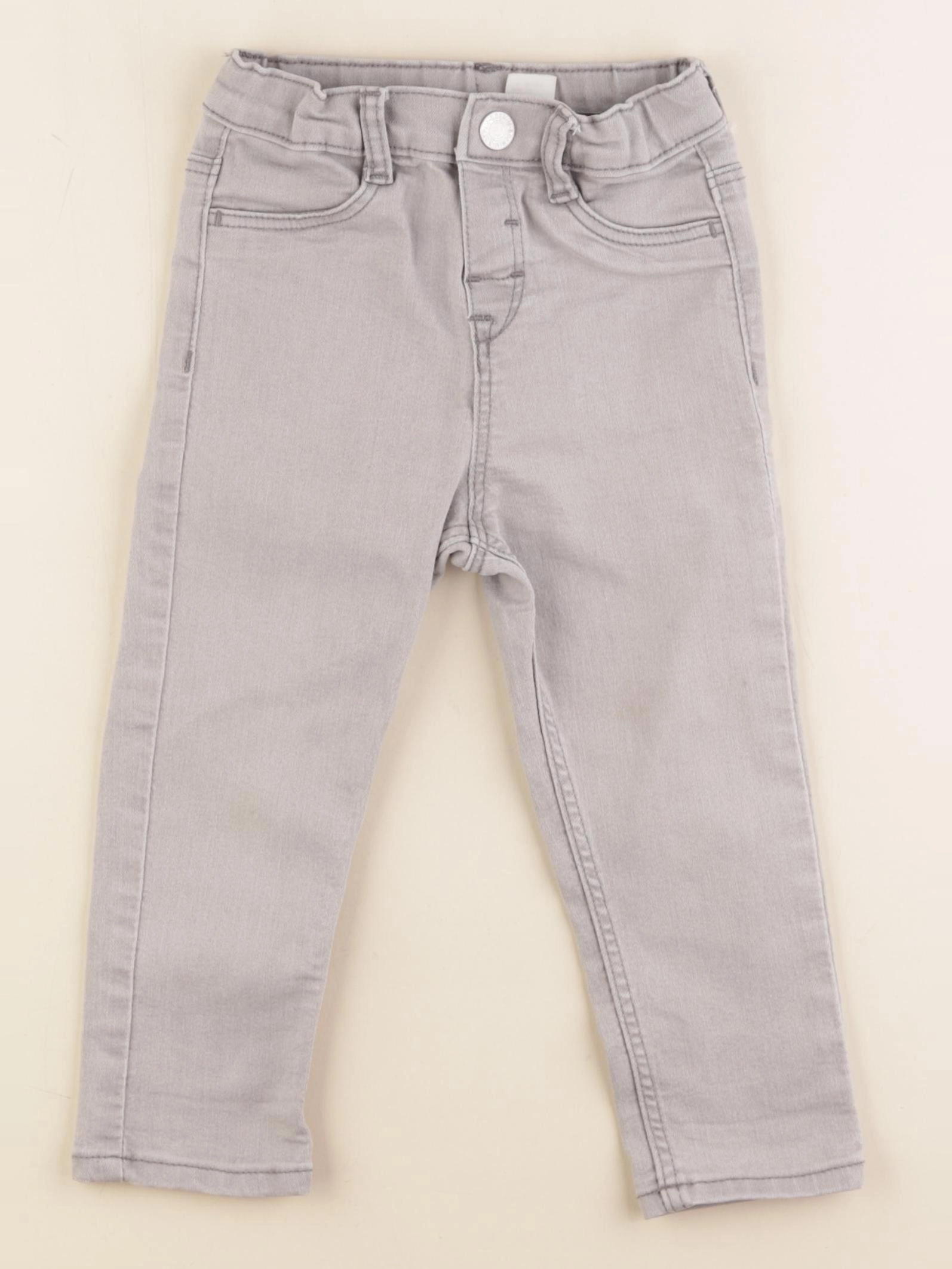 H&M - jean gris - 12/18 mois