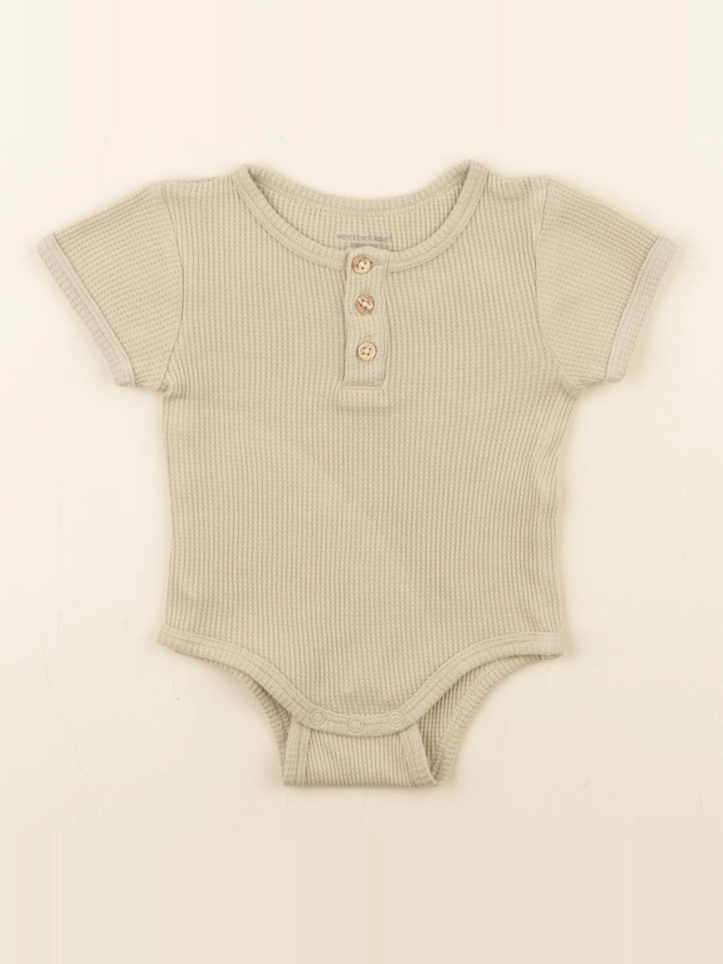 Vertbaudet - body tee-shirt vert - 3 mois