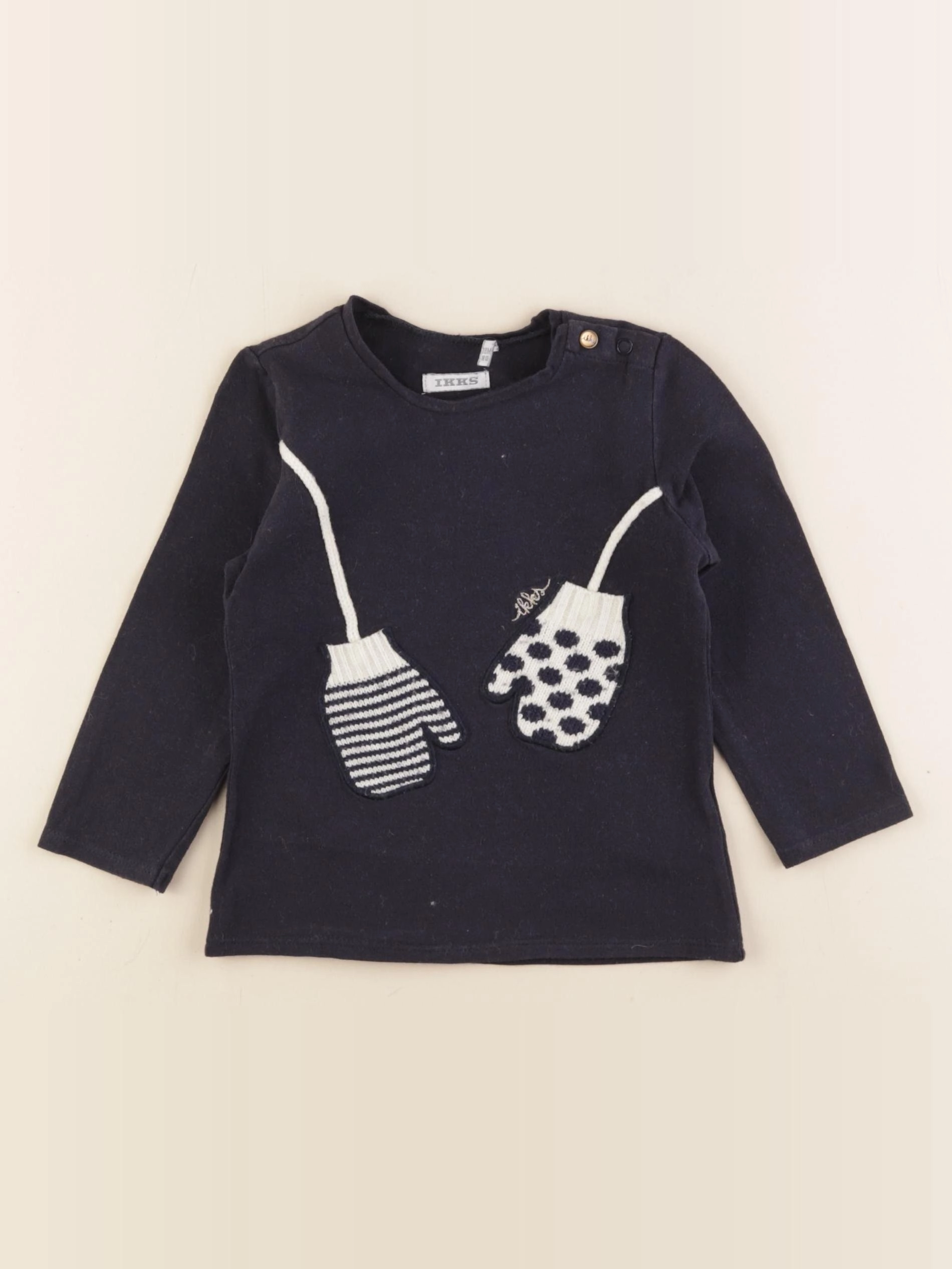 IKKS - tee-shirt bleu - 18 mois