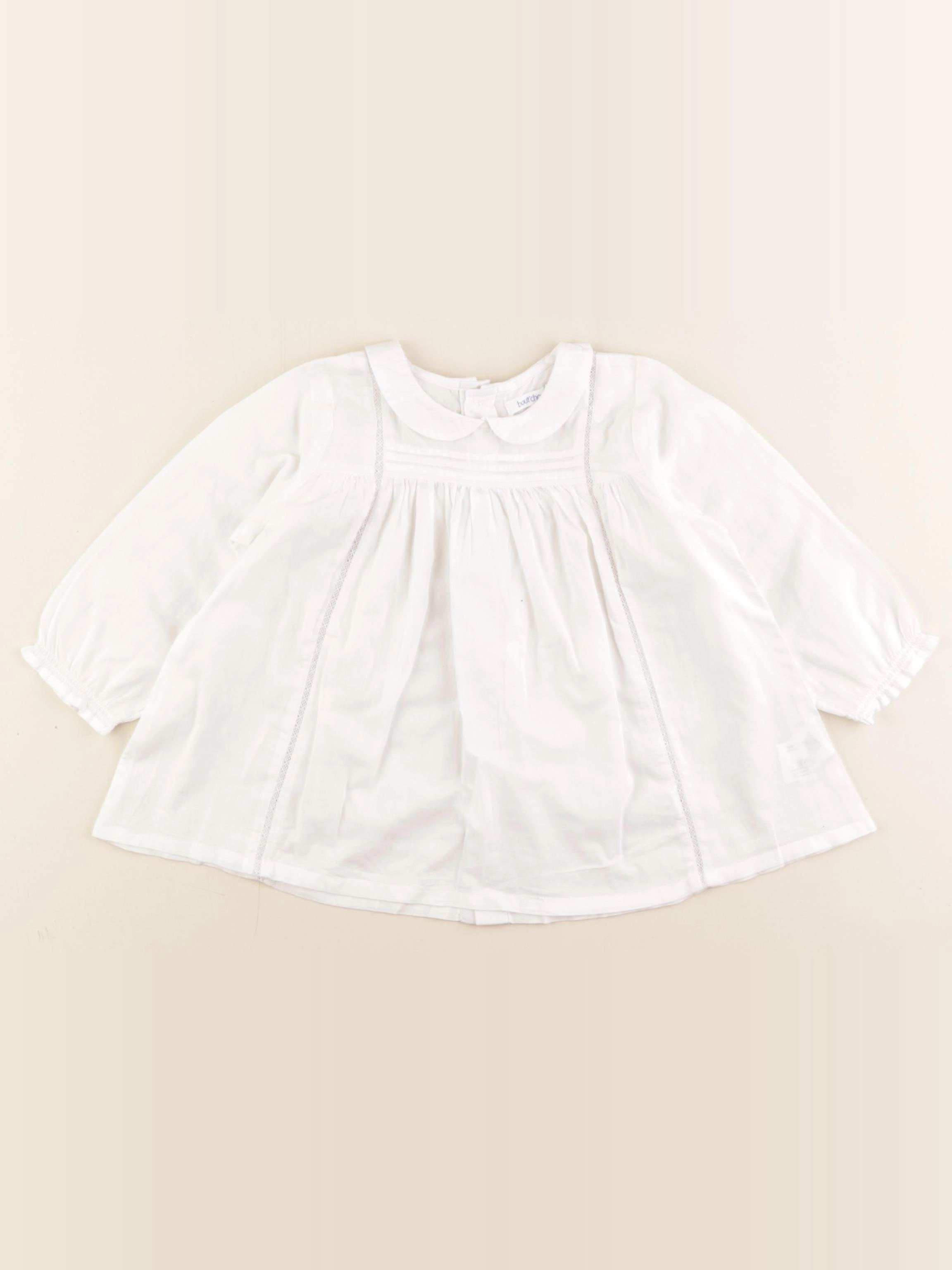 Boutchou - blouse blanc - 18 mois