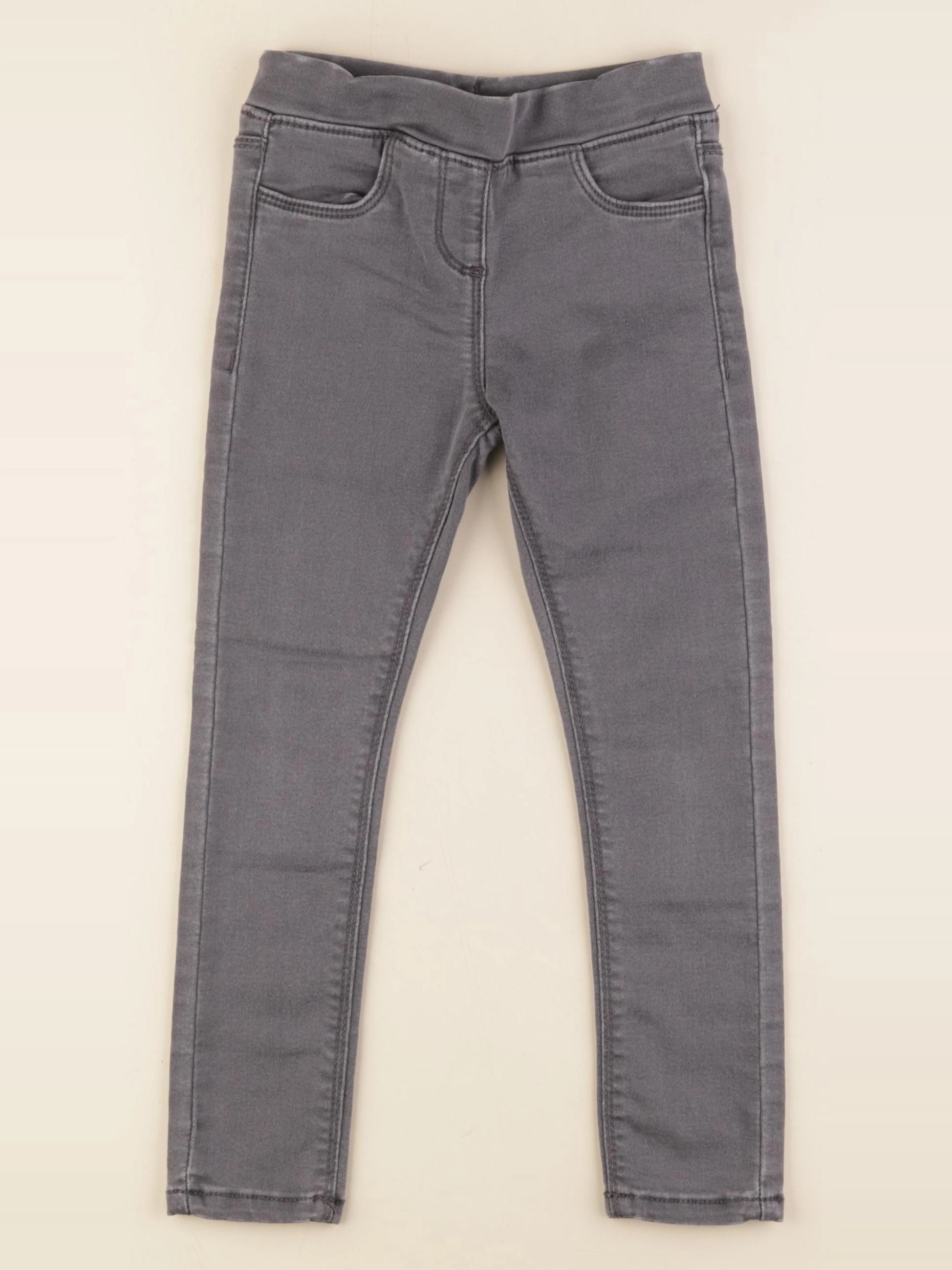 Vertbaudet - jegging gris - 5 ans