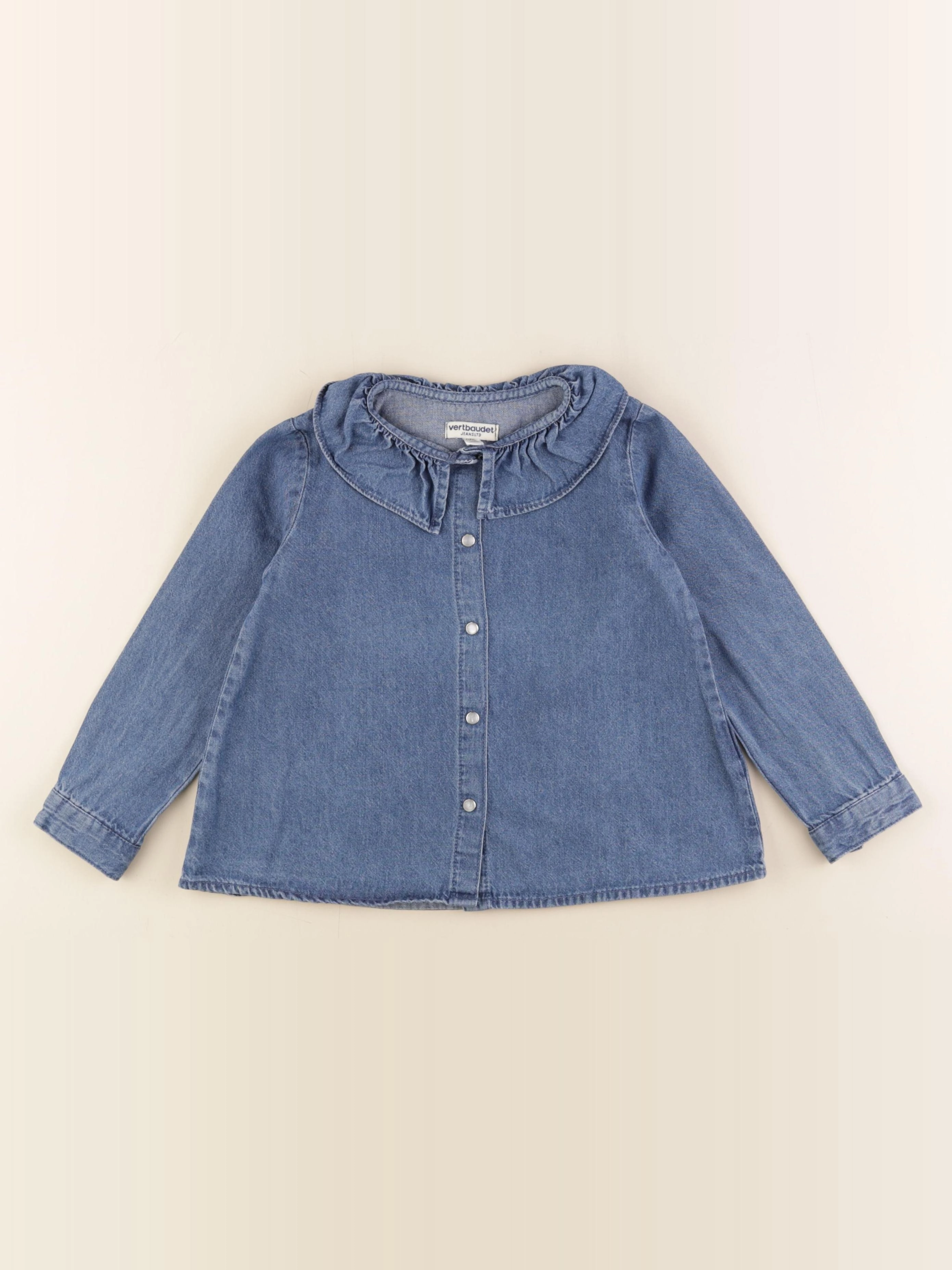 Vertbaudet - blouse bleu - 5 ans