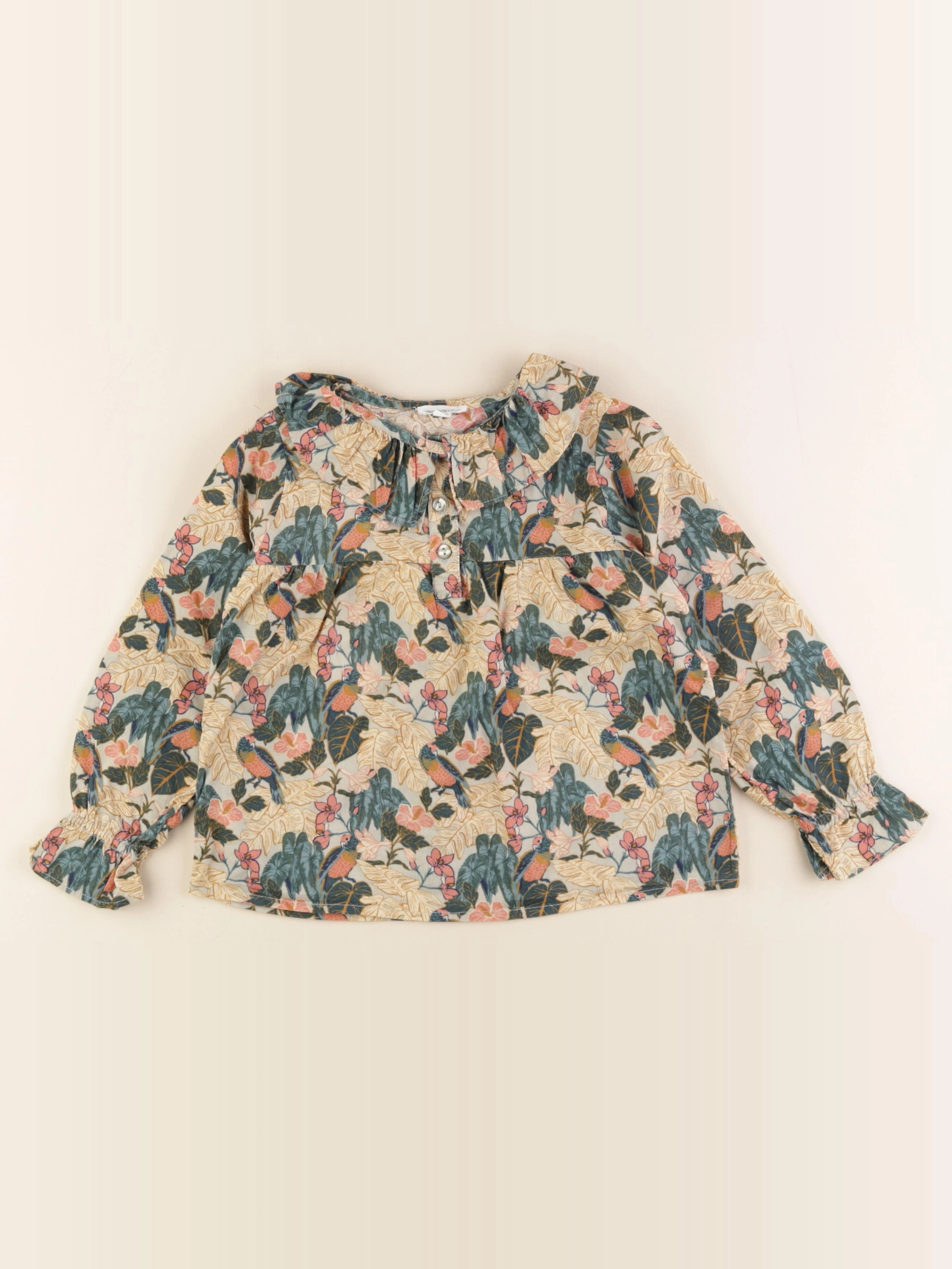 Vertbaudet - blouse multicolore - 5 ans