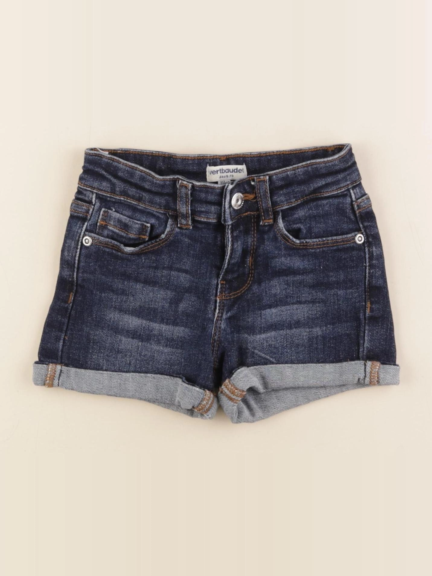 Vertbaudet - short bleu - 4 ans