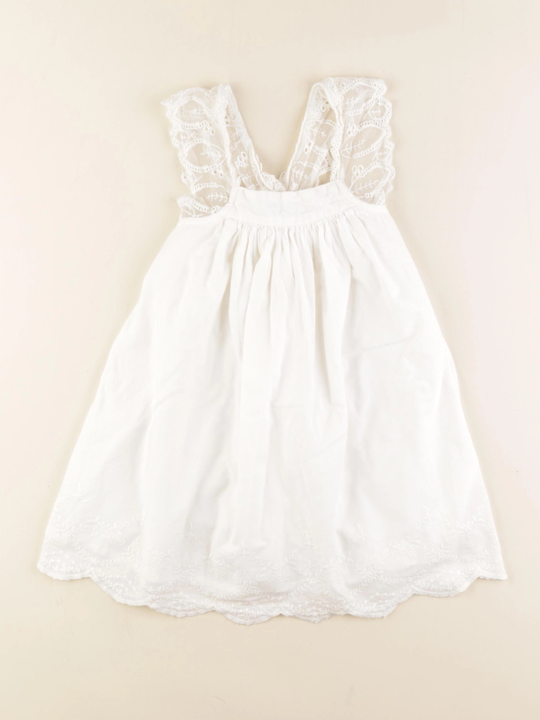 Vertbaudet - robe blanc - 4 ans