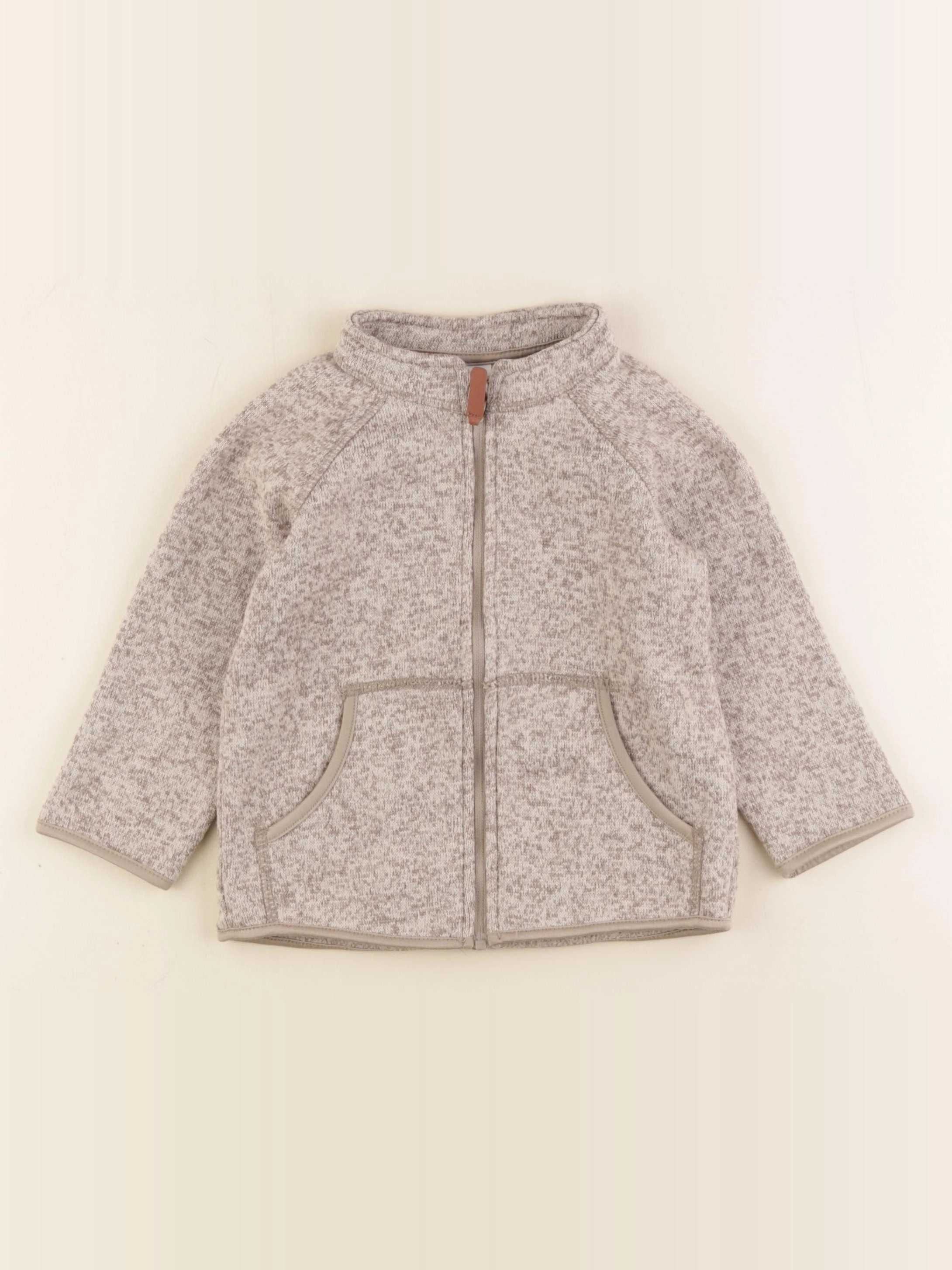 H&M - polaire marron - 12/18 mois