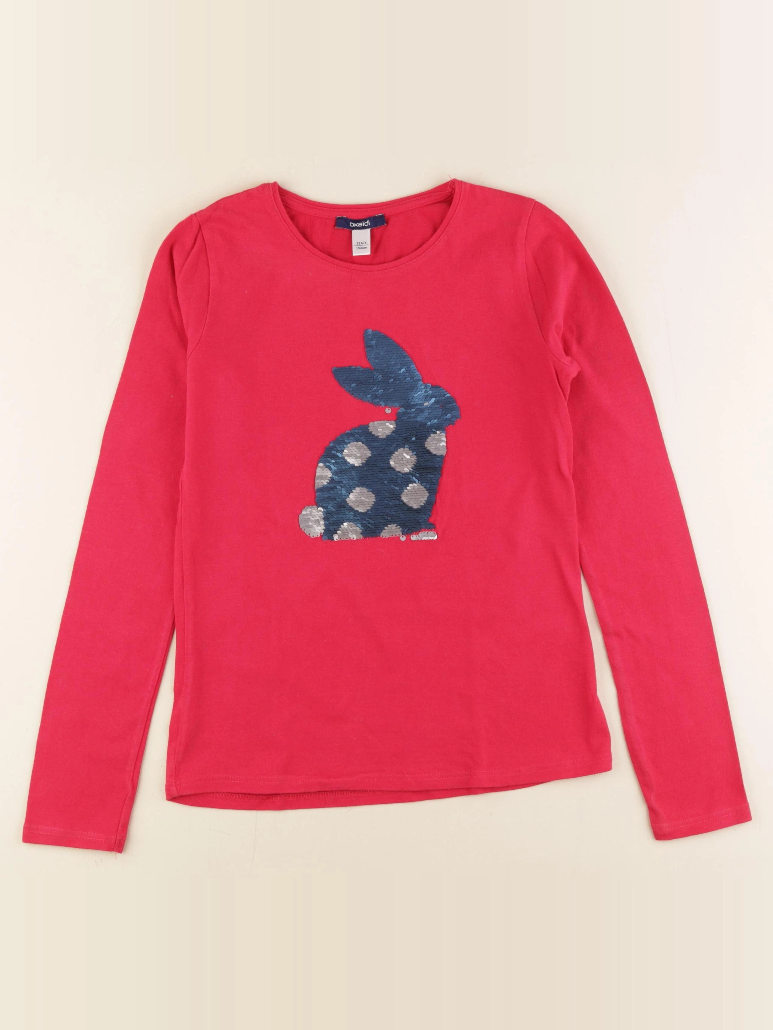 Okaidi - tee-shirt rose - 12 ans