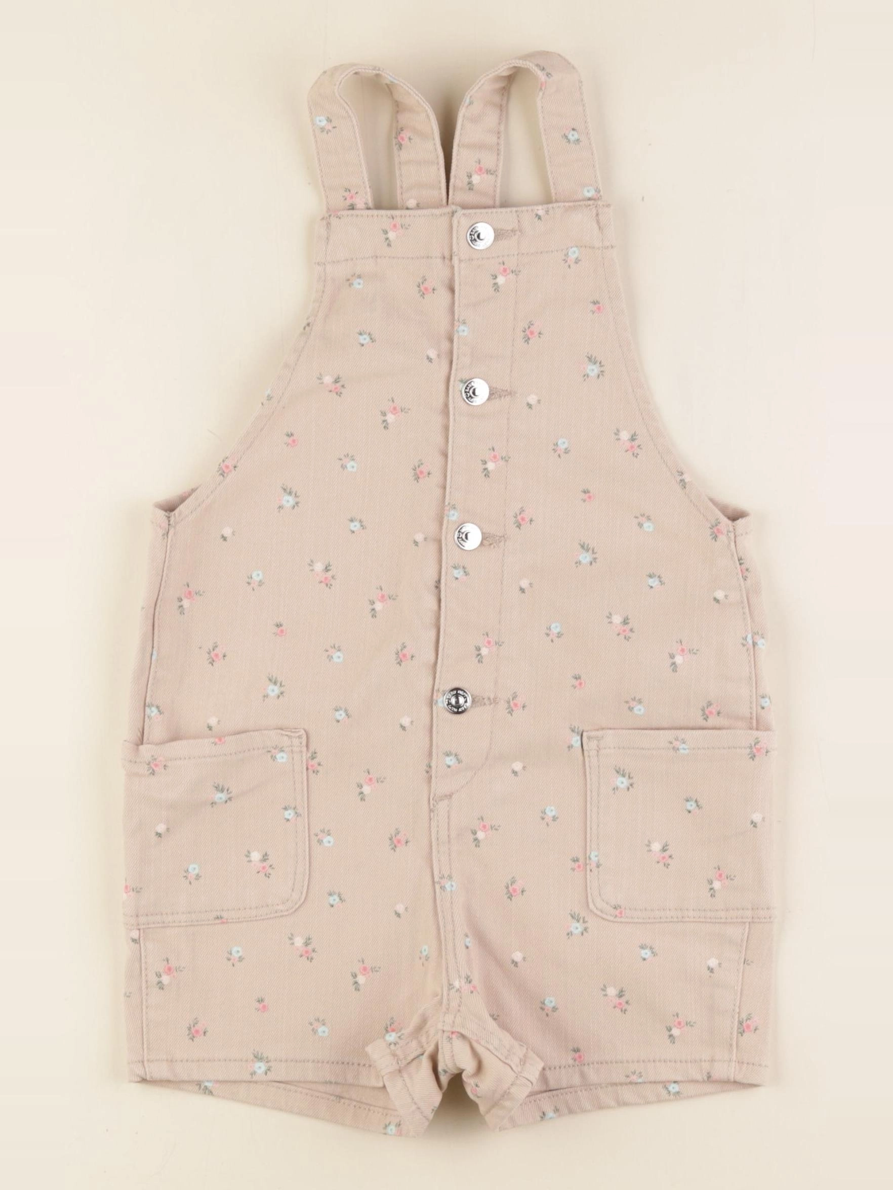 H&M - salopette marron - 2/3 ans