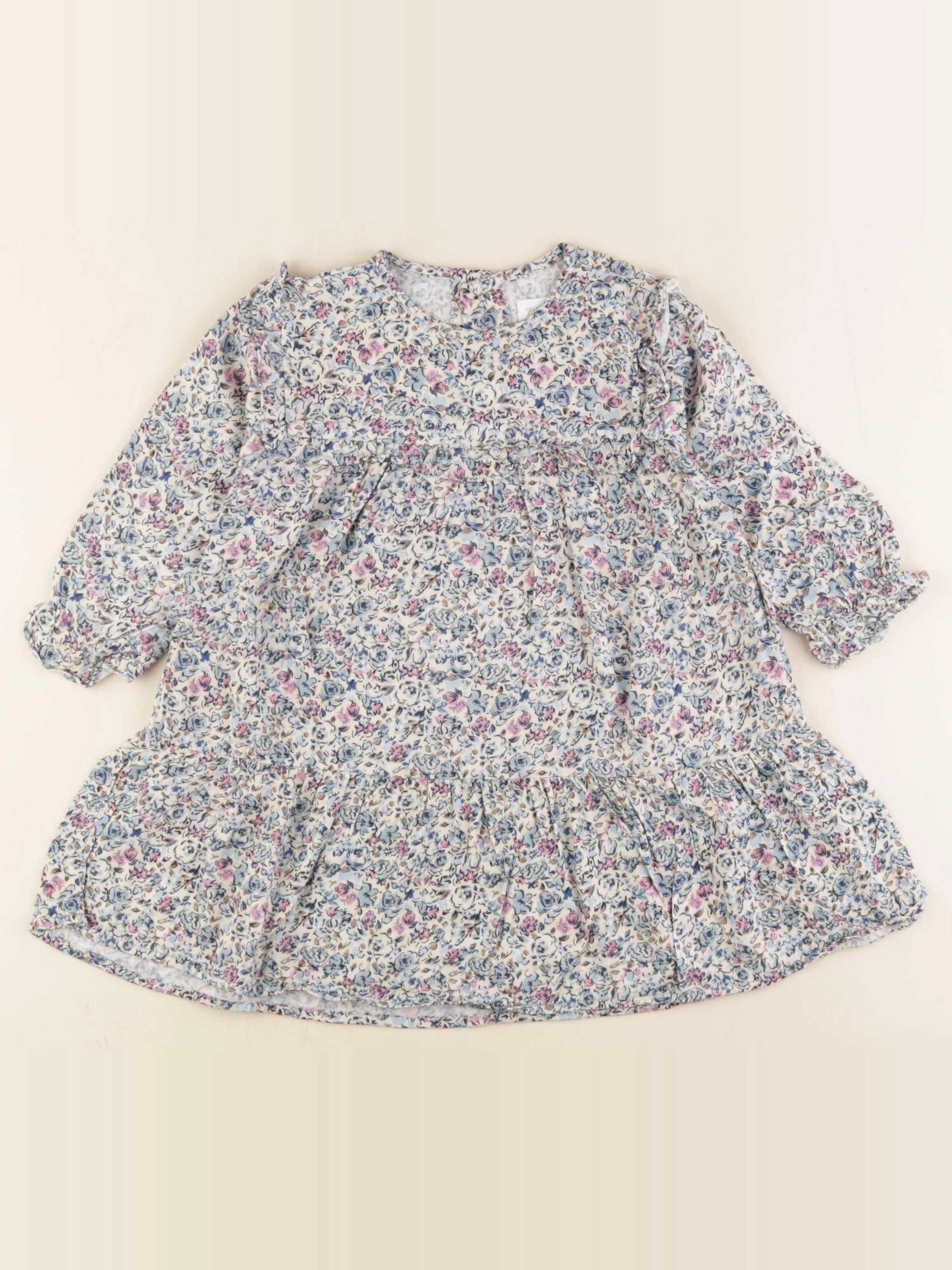 Zara - robe bleu - 2/3 ans