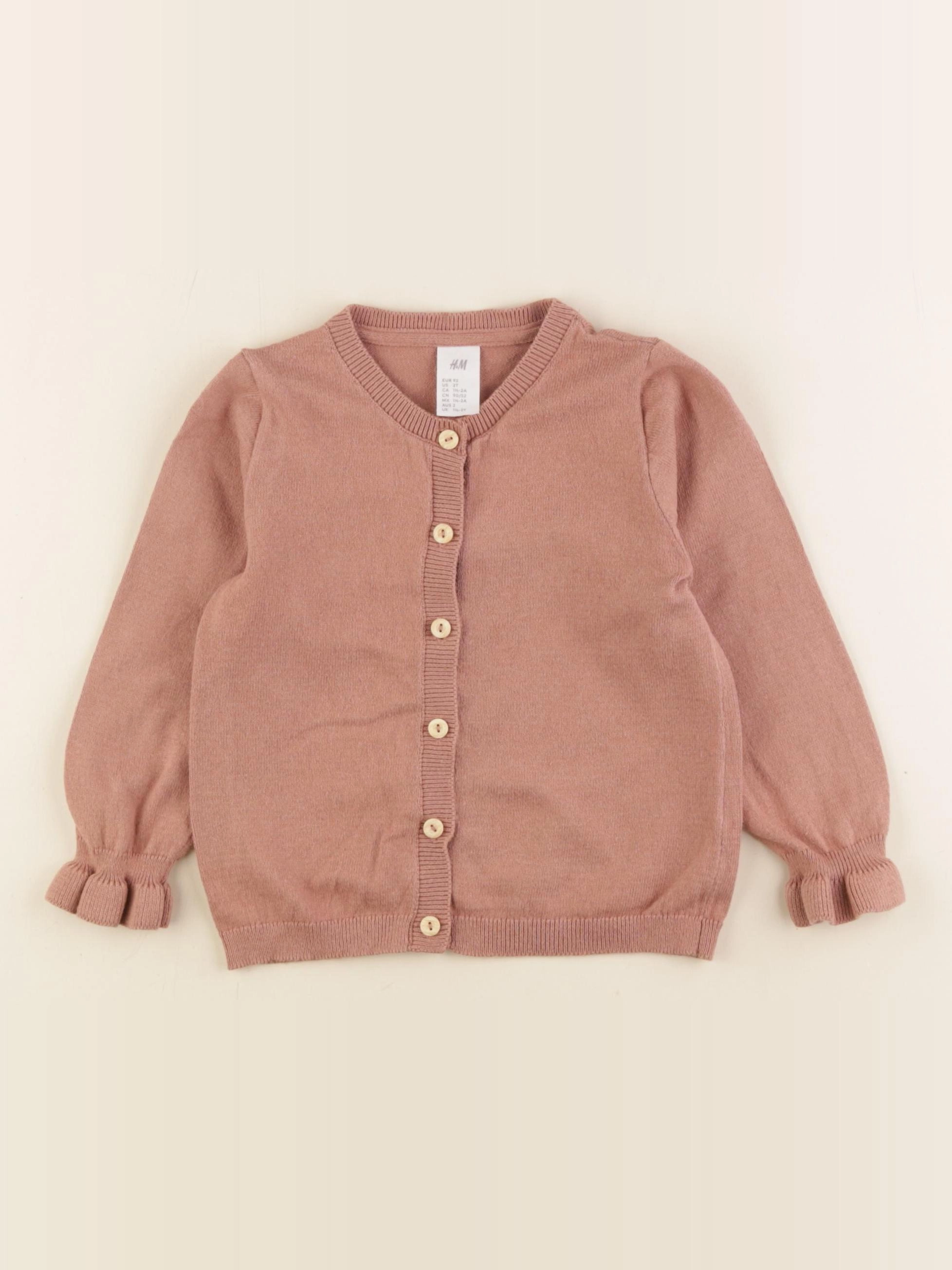 H&M - gilet marron - 18/24 mois