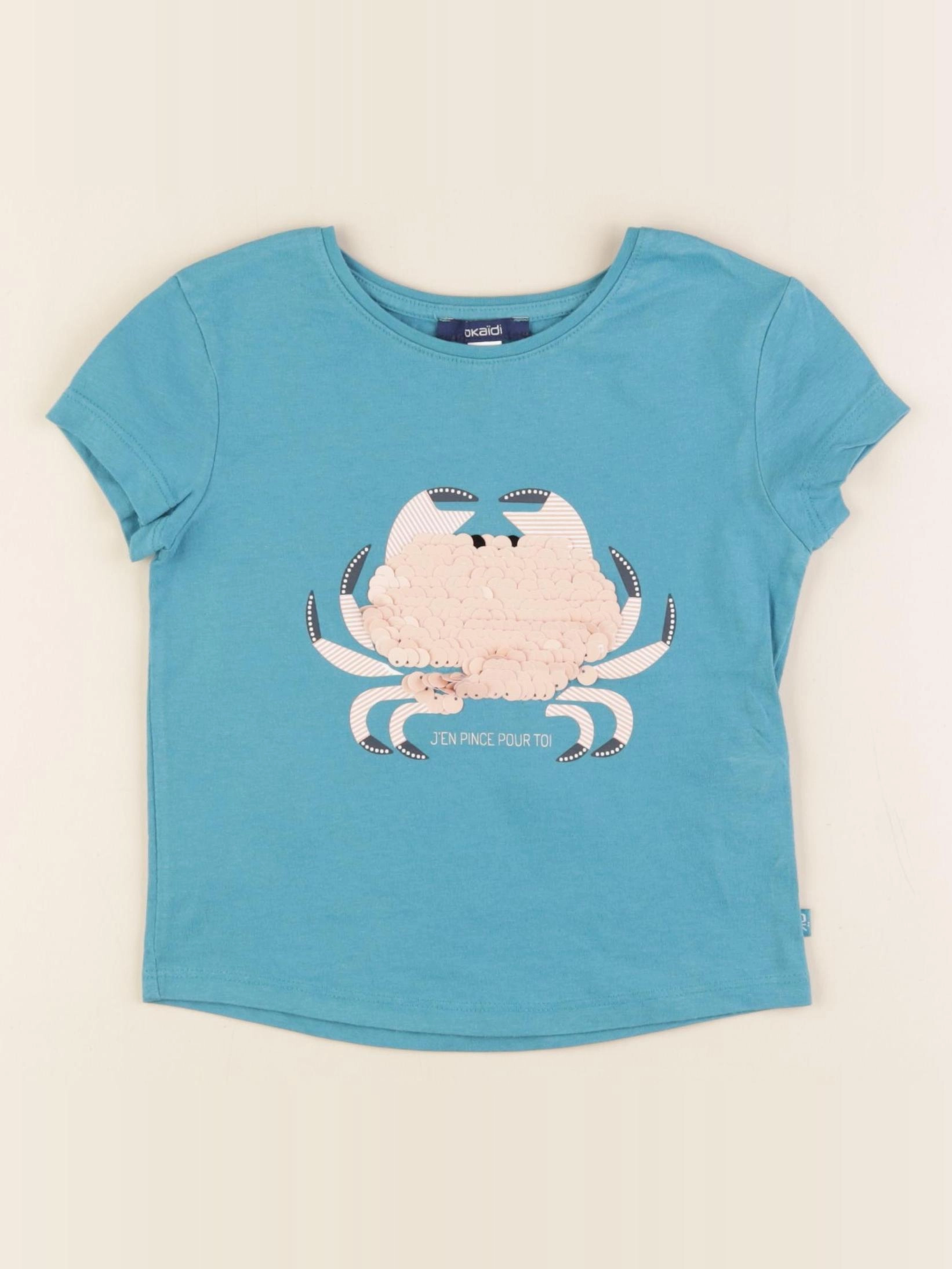 Okaidi - tee-shirt bleu - 3 ans