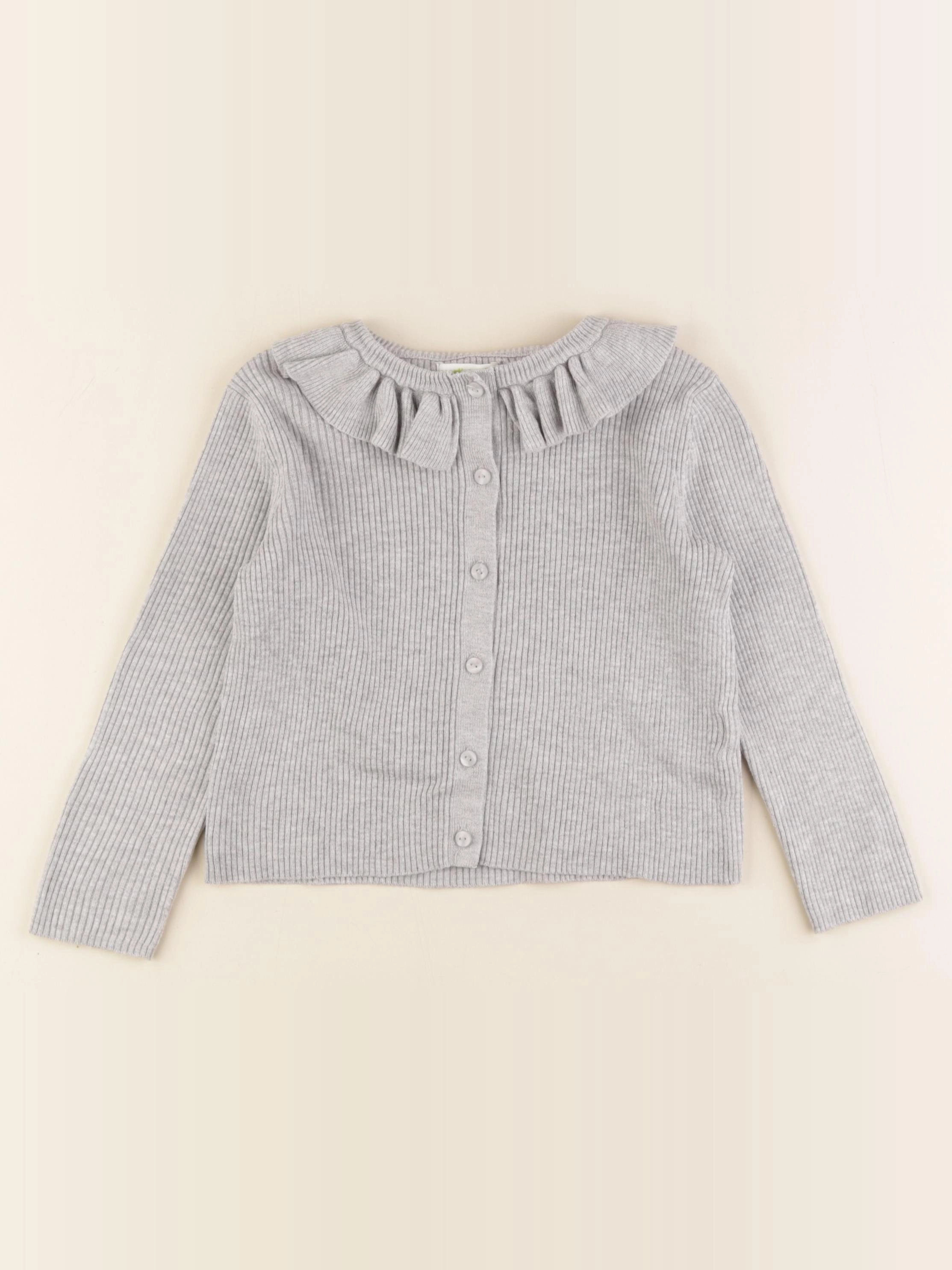 Vertbaudet - tee-shirt gris - 5 ans