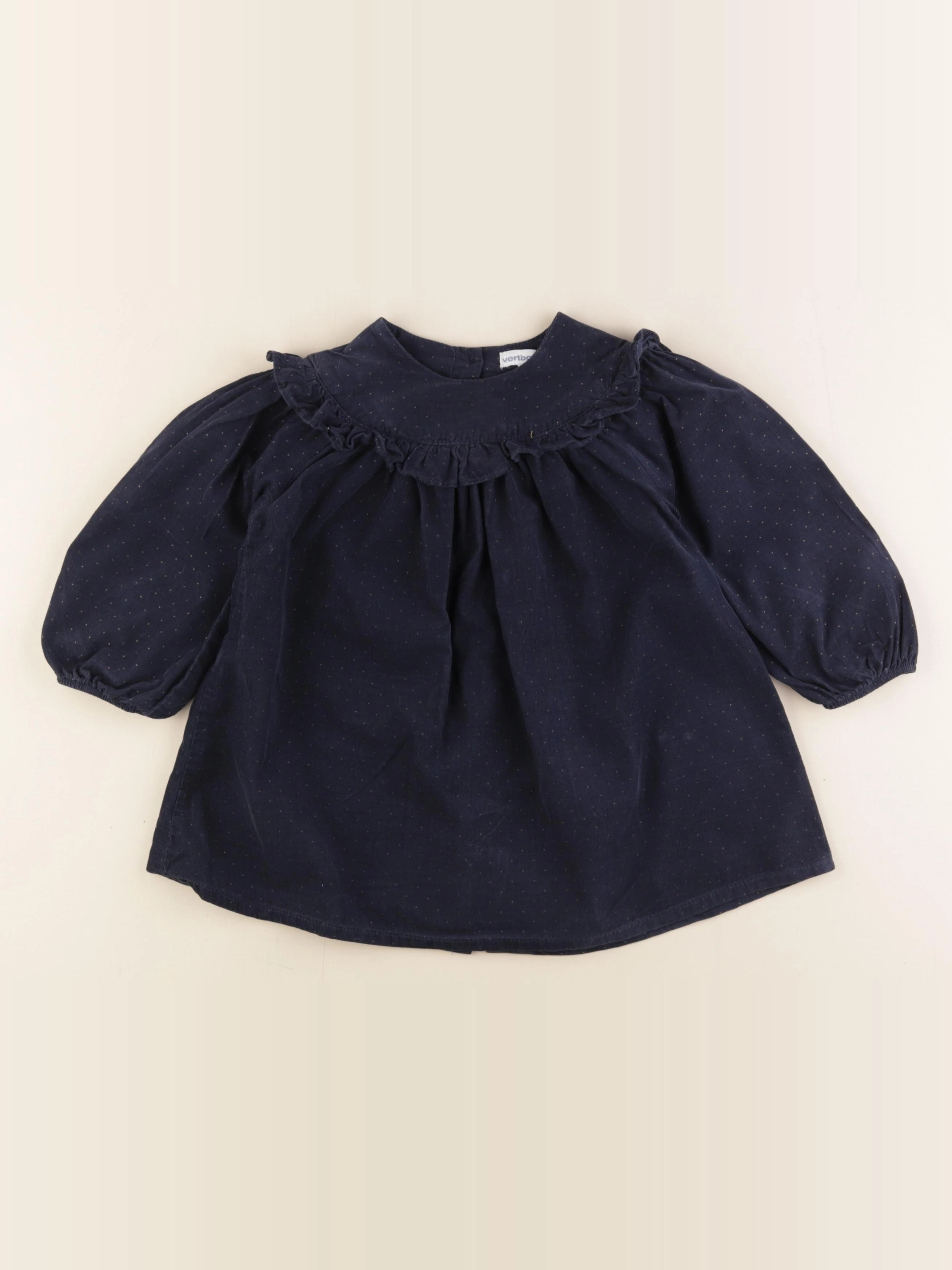 Vertbaudet - robe bleu - 2 ans