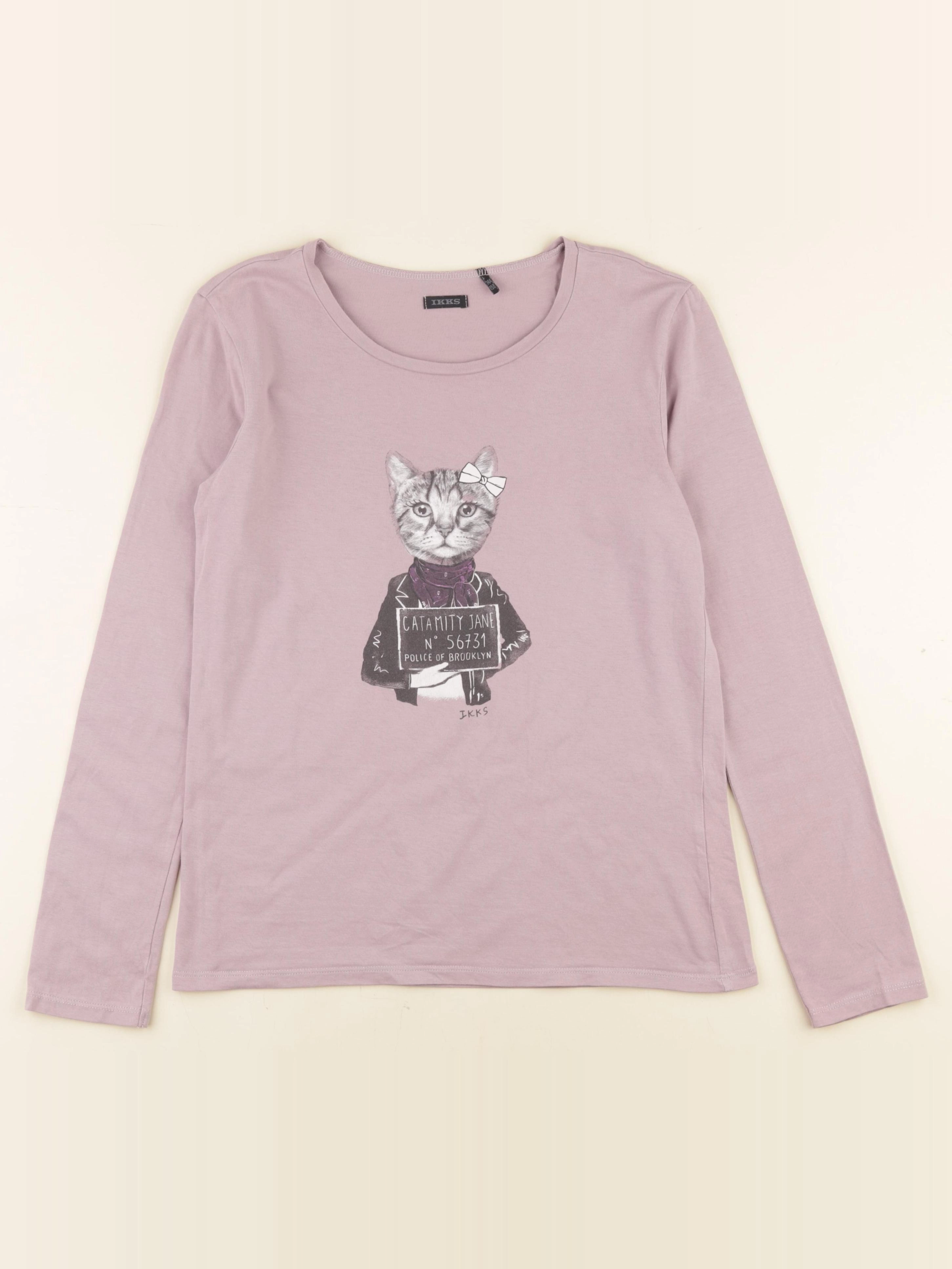 IKKS - tee-shirt violet - 14 ans