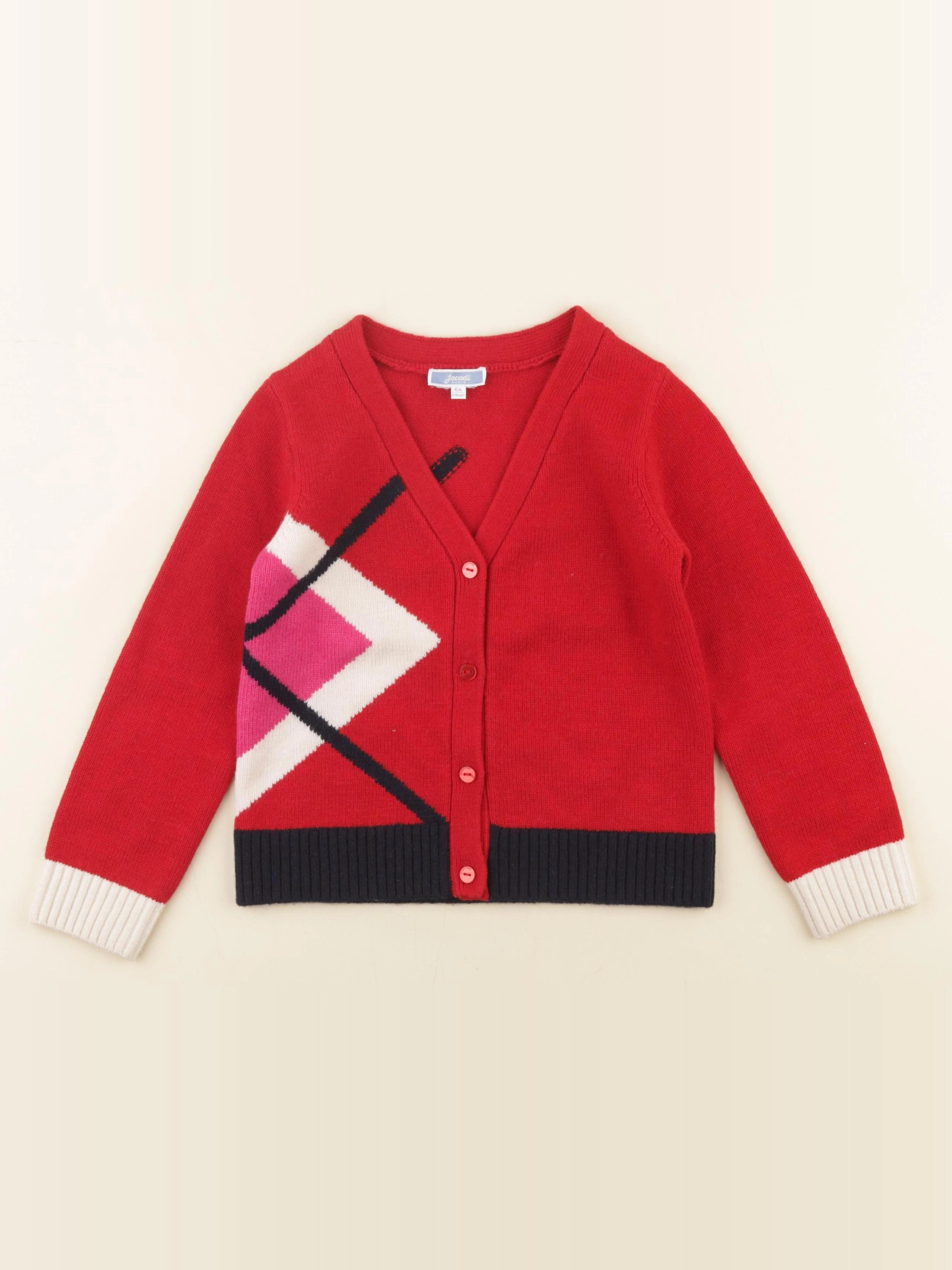 Jacadi - gilet rouge - 6 ans