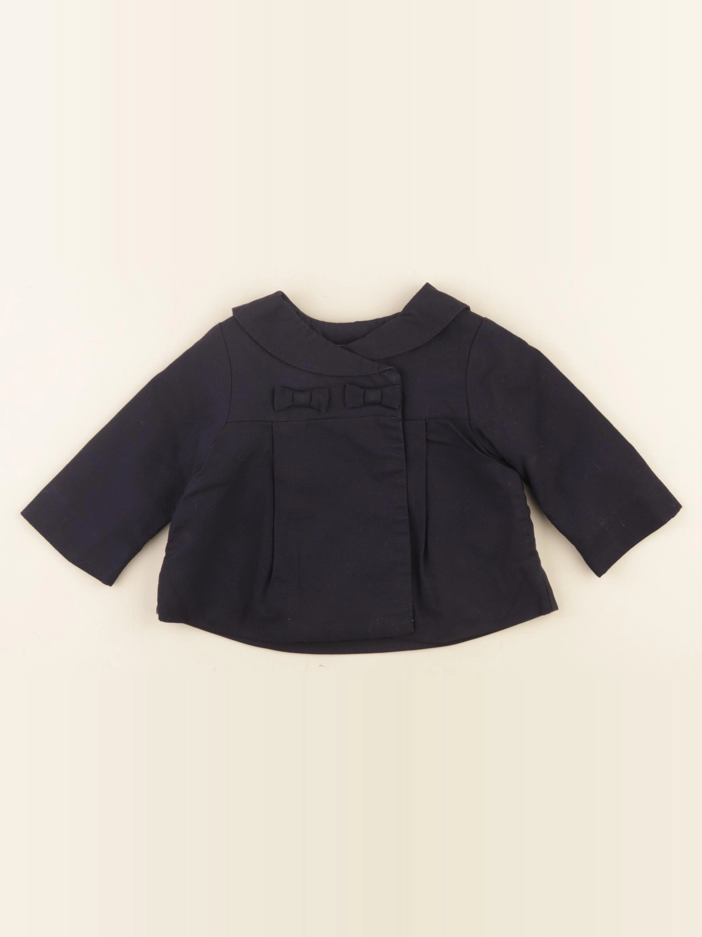 Jacadi - veste bleu - 6 mois