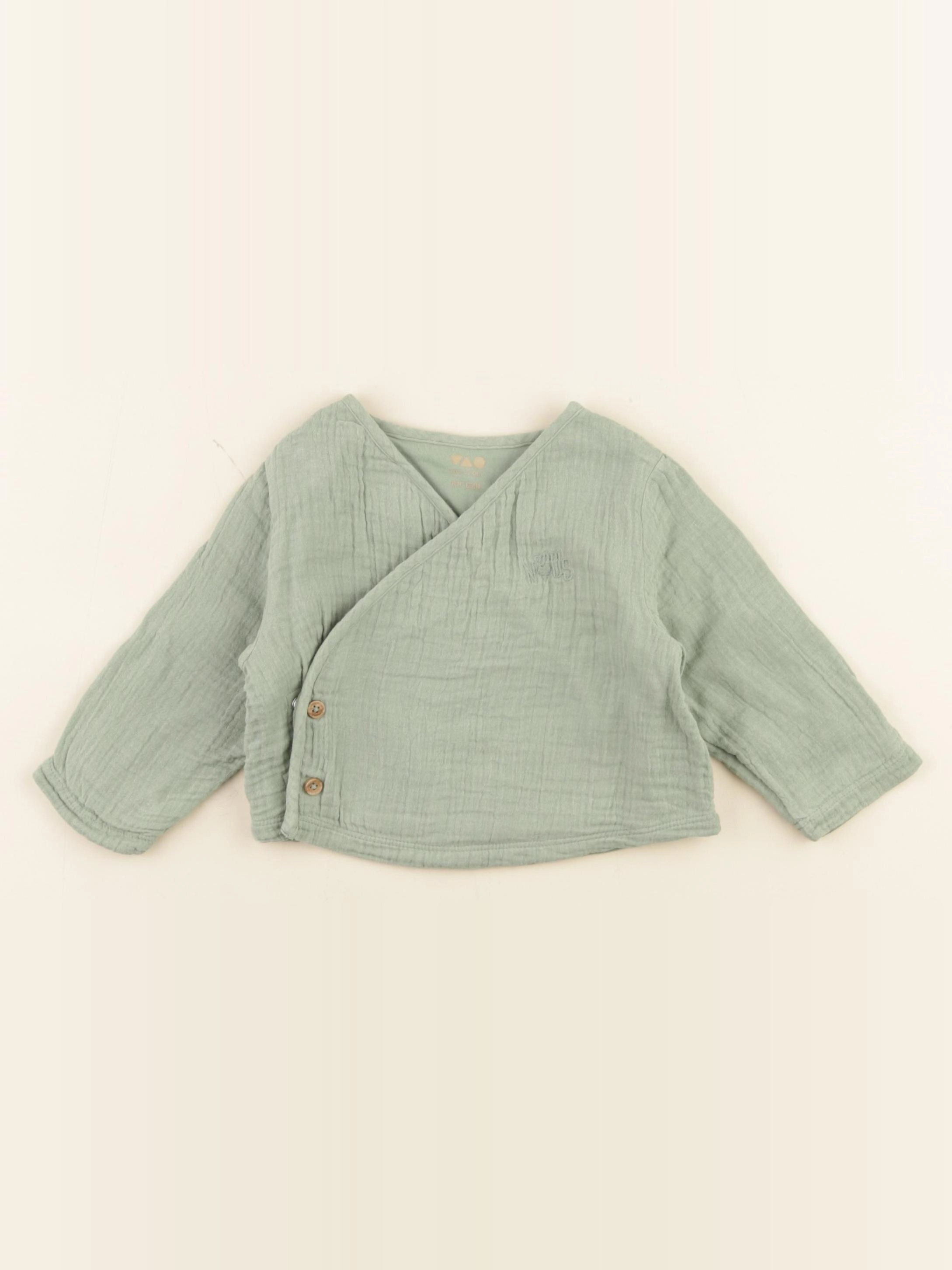 Tape à l'oeil - chemise vert - 6 mois