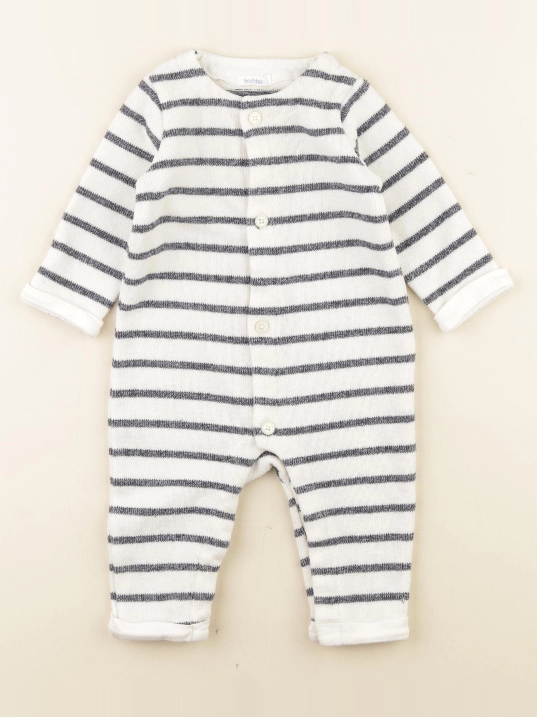 Boutchou - combinaison blanc - 6 mois